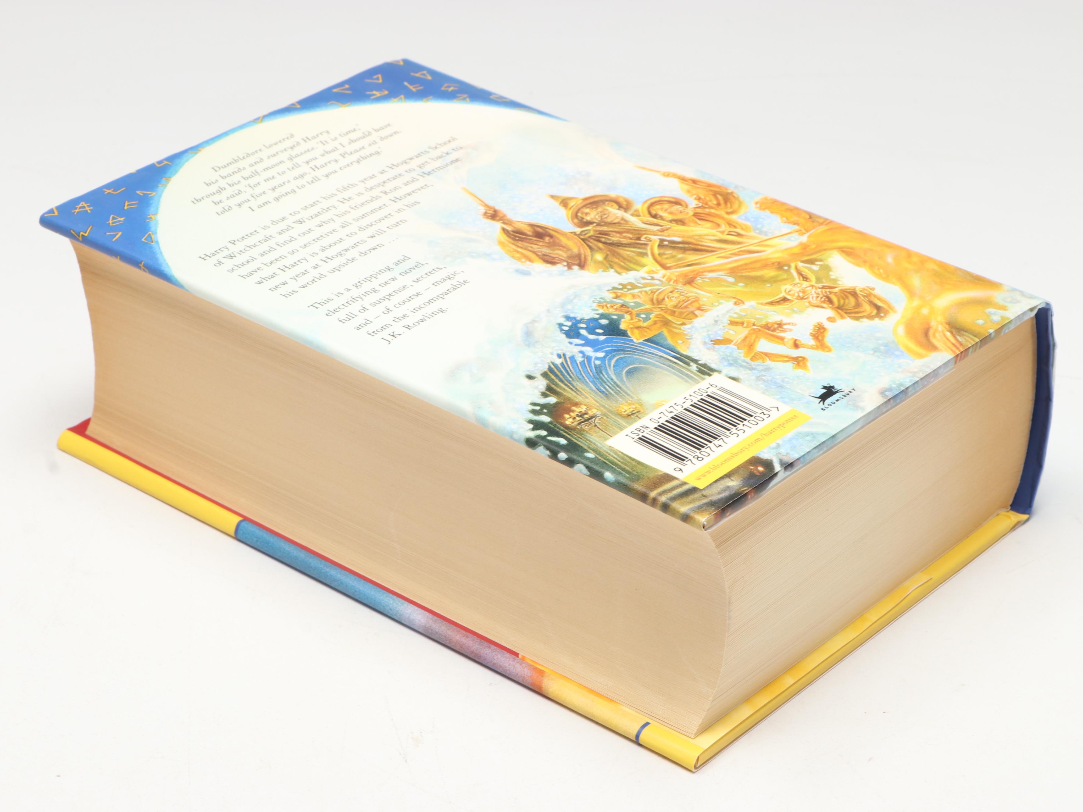 First UK Edition "Harry Potter and the Order of the Phoenix" by J. K. Rowling