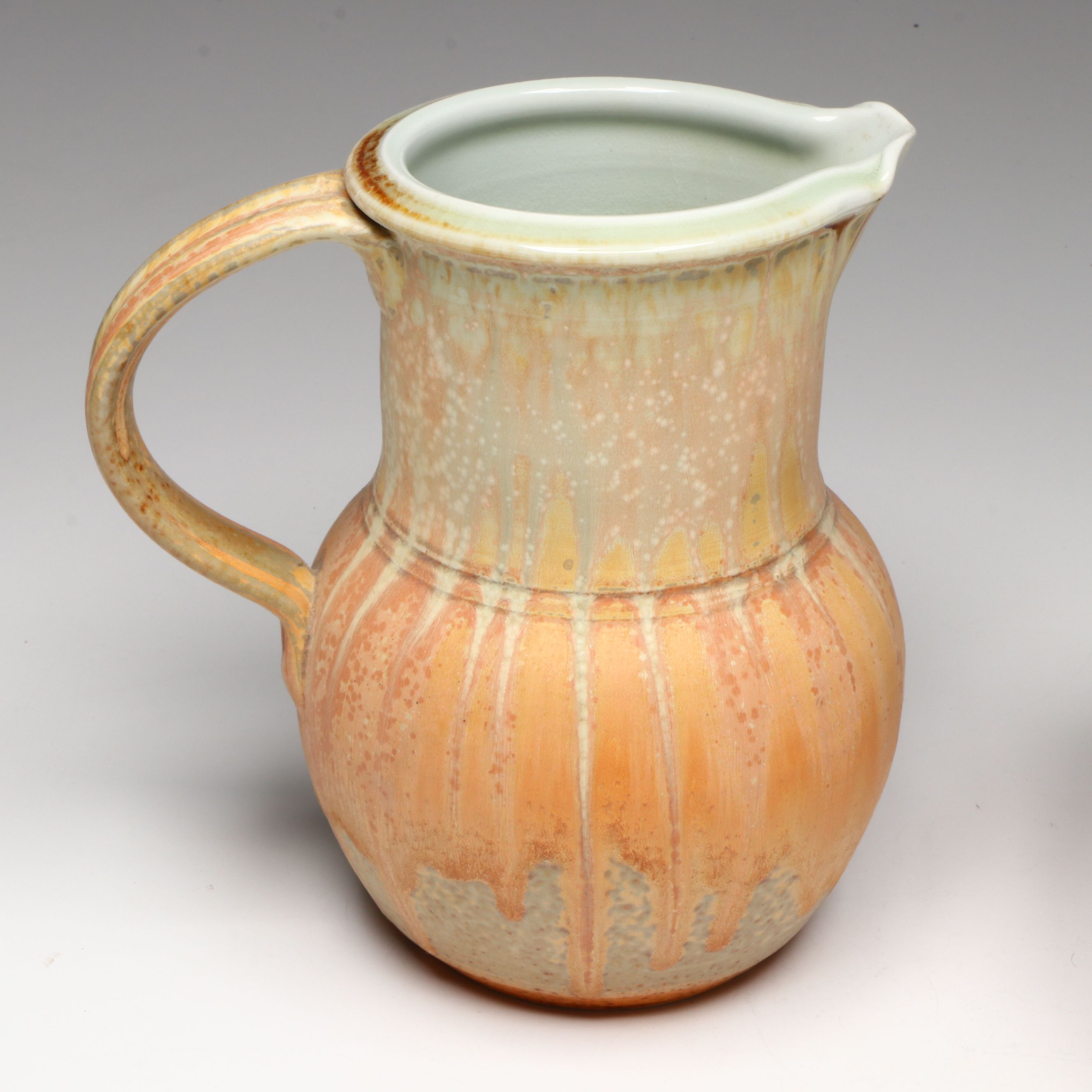 Bybee Pottery Cream and Sugar Set with Other Art Pottery Tableware