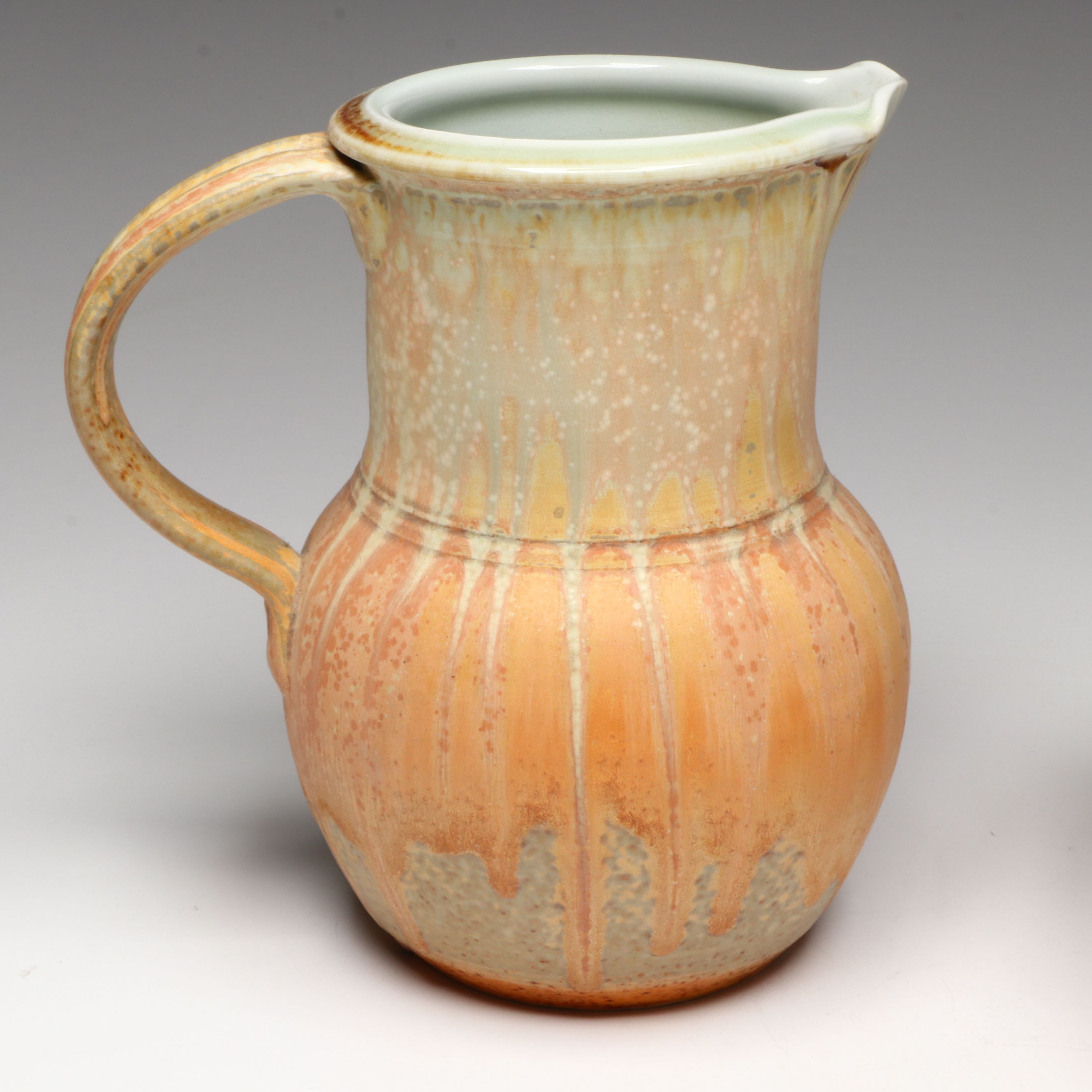 Bybee Pottery Cream and Sugar Set with Other Art Pottery Tableware