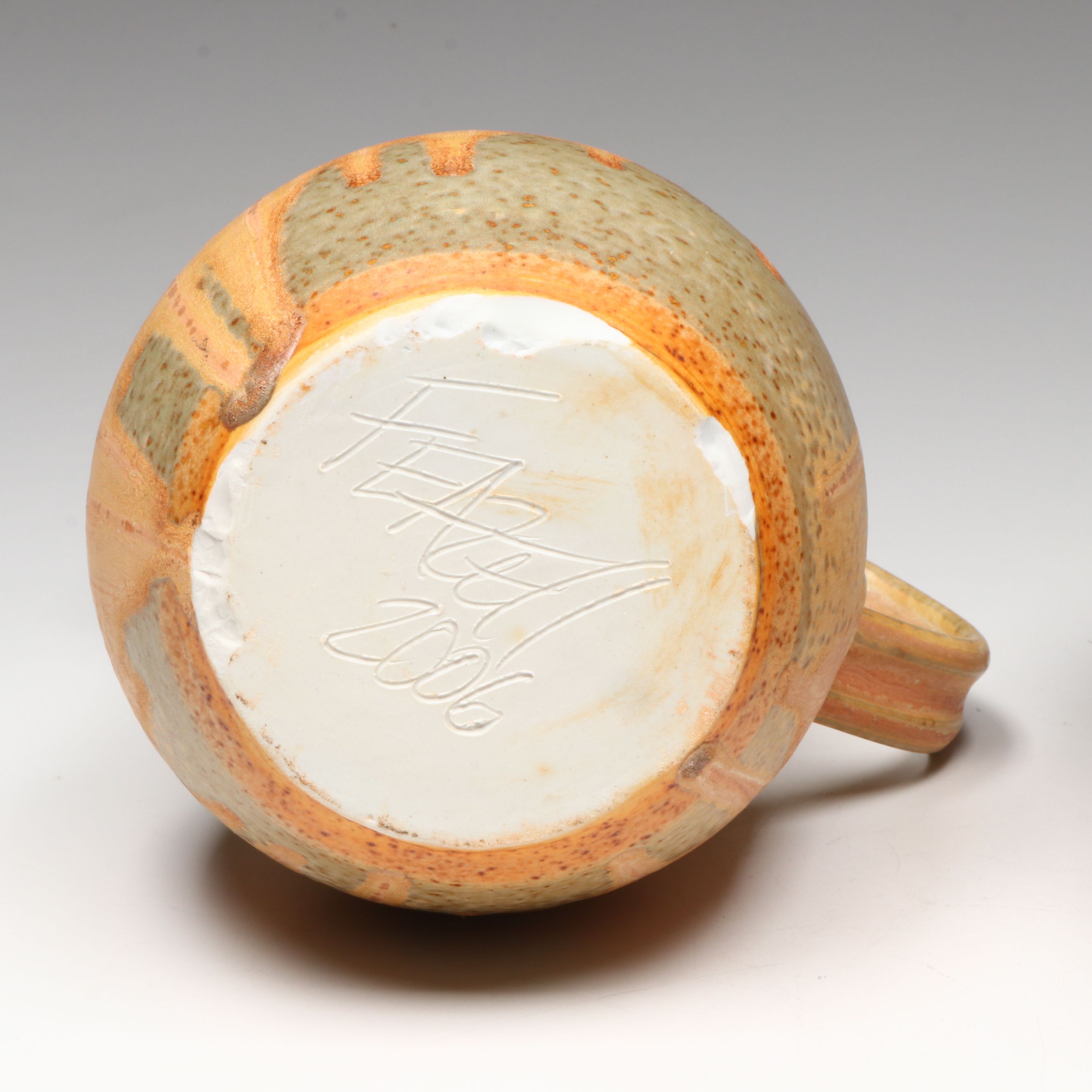 Bybee Pottery Cream and Sugar Set with Other Art Pottery Tableware