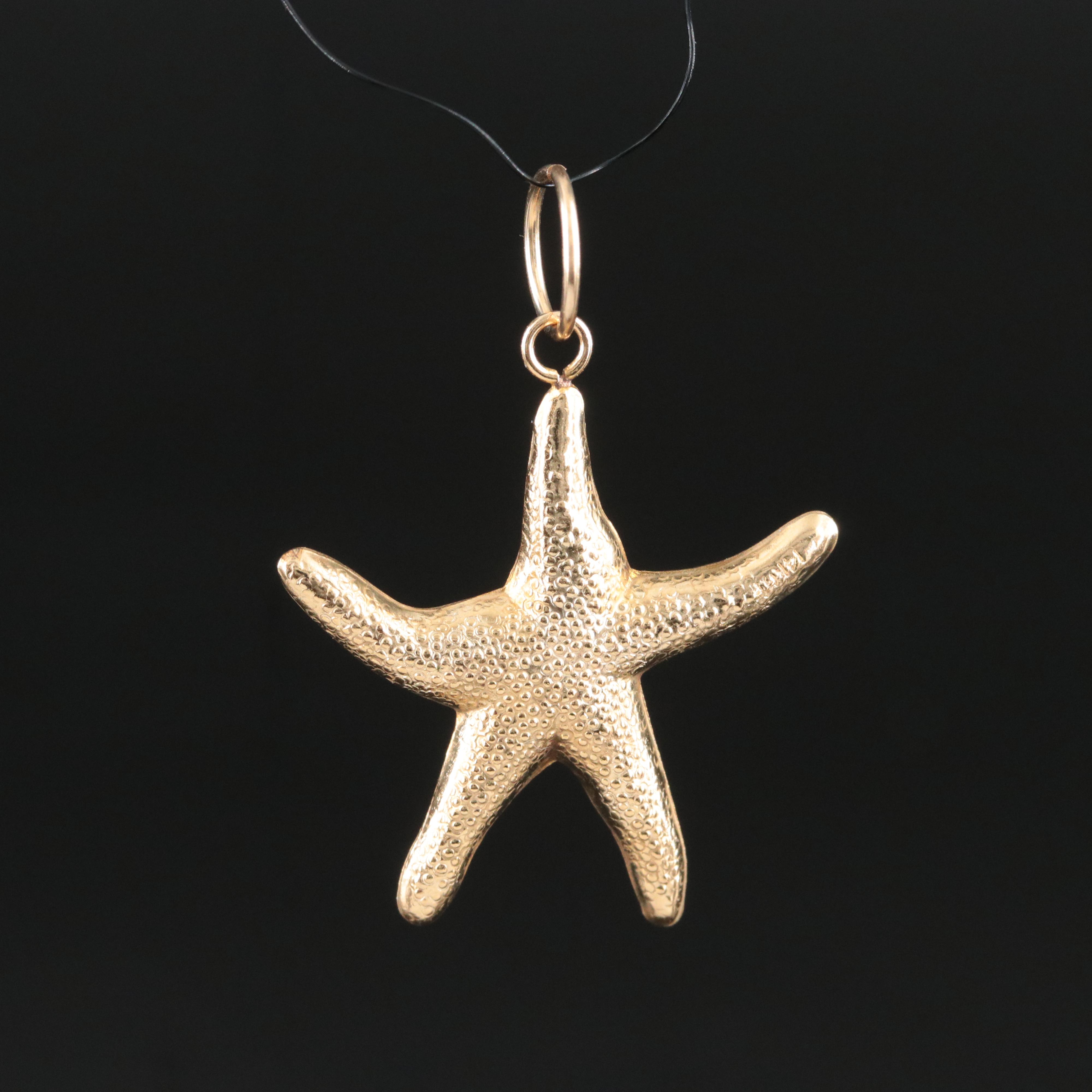 Gold-Filled Starfish Pendant