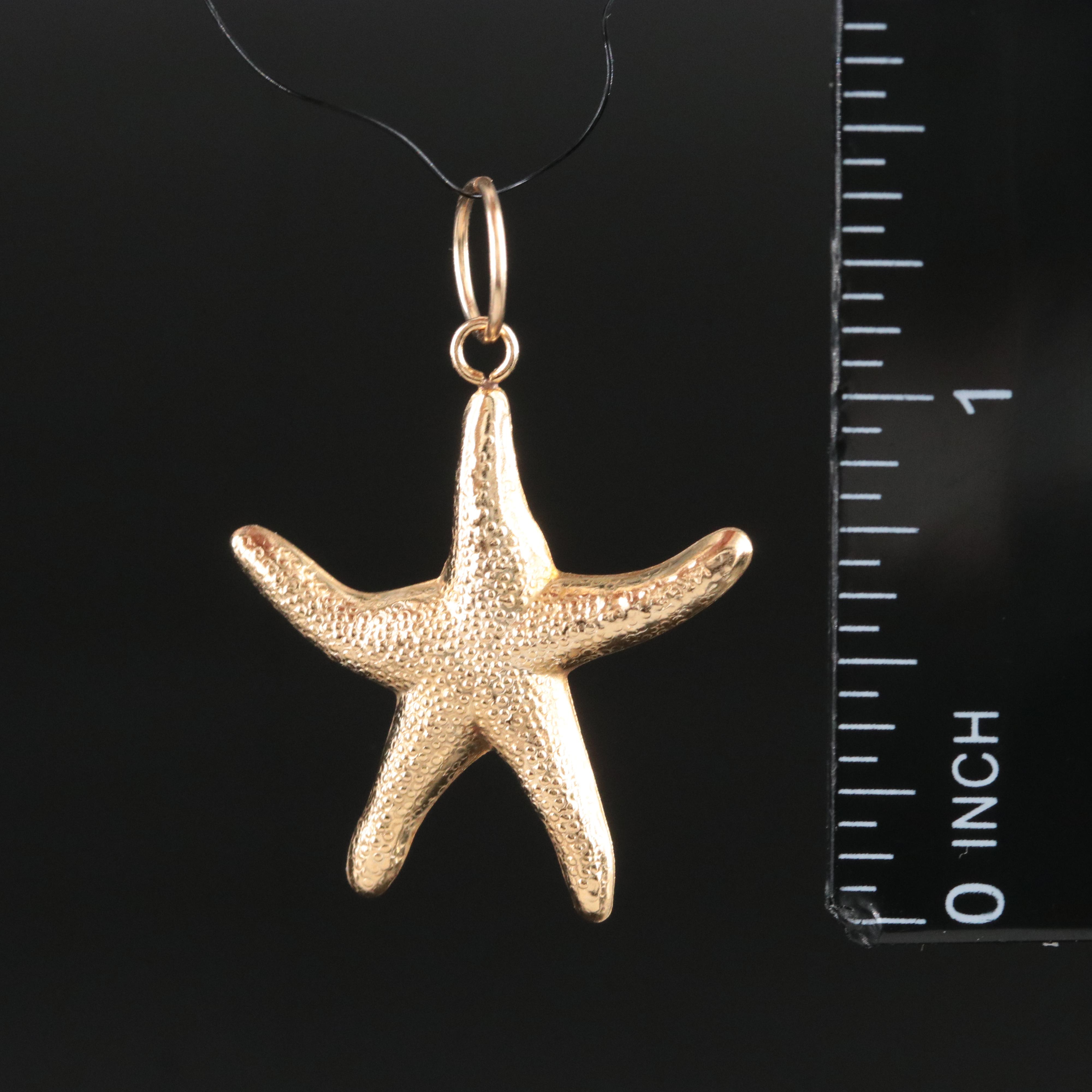 Gold-Filled Starfish Pendant