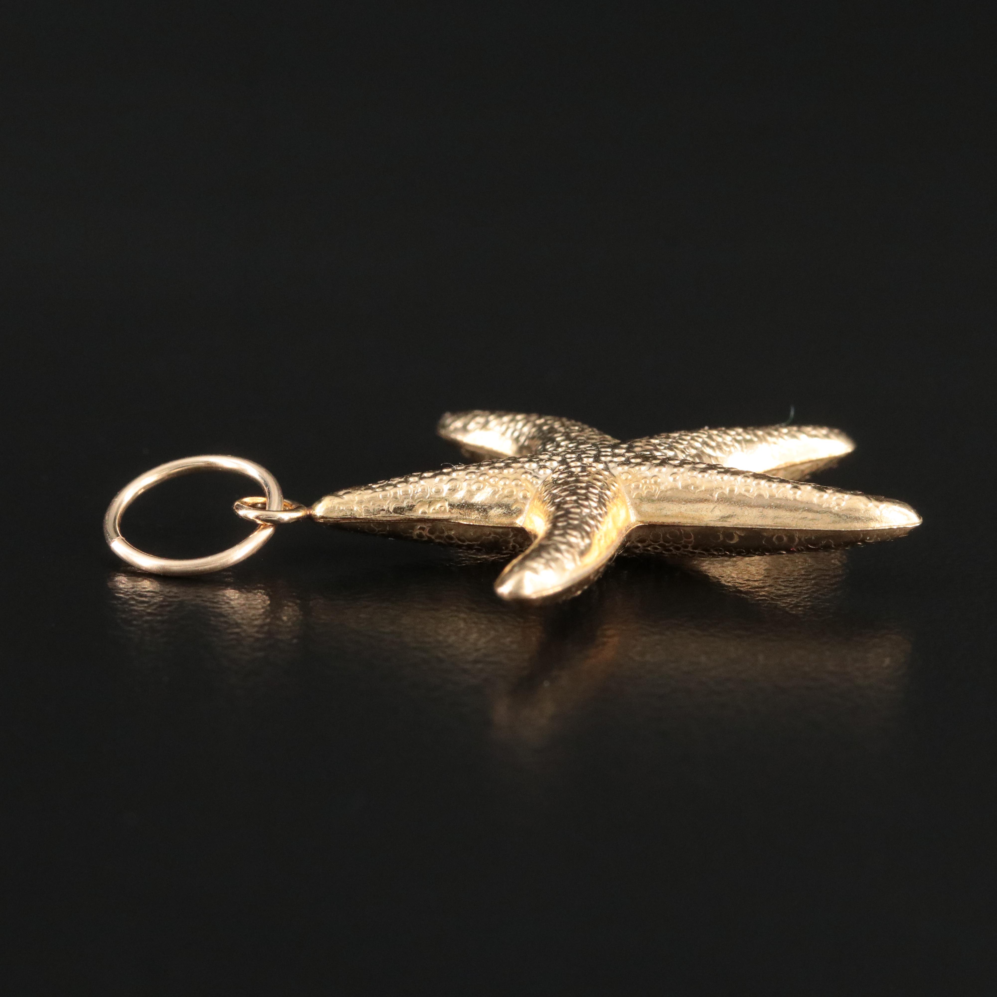 Gold-Filled Starfish Pendant