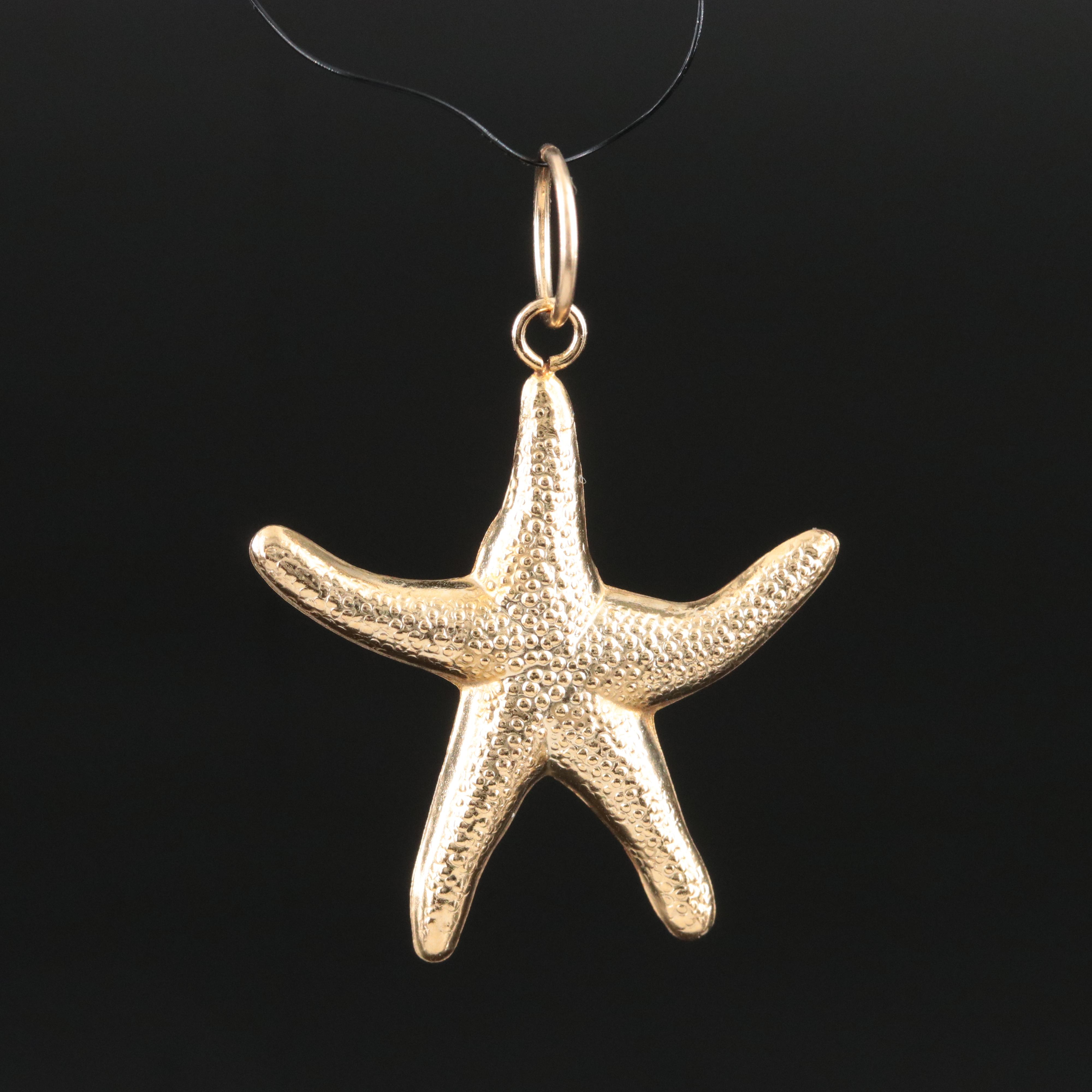 Gold-Filled Starfish Pendant