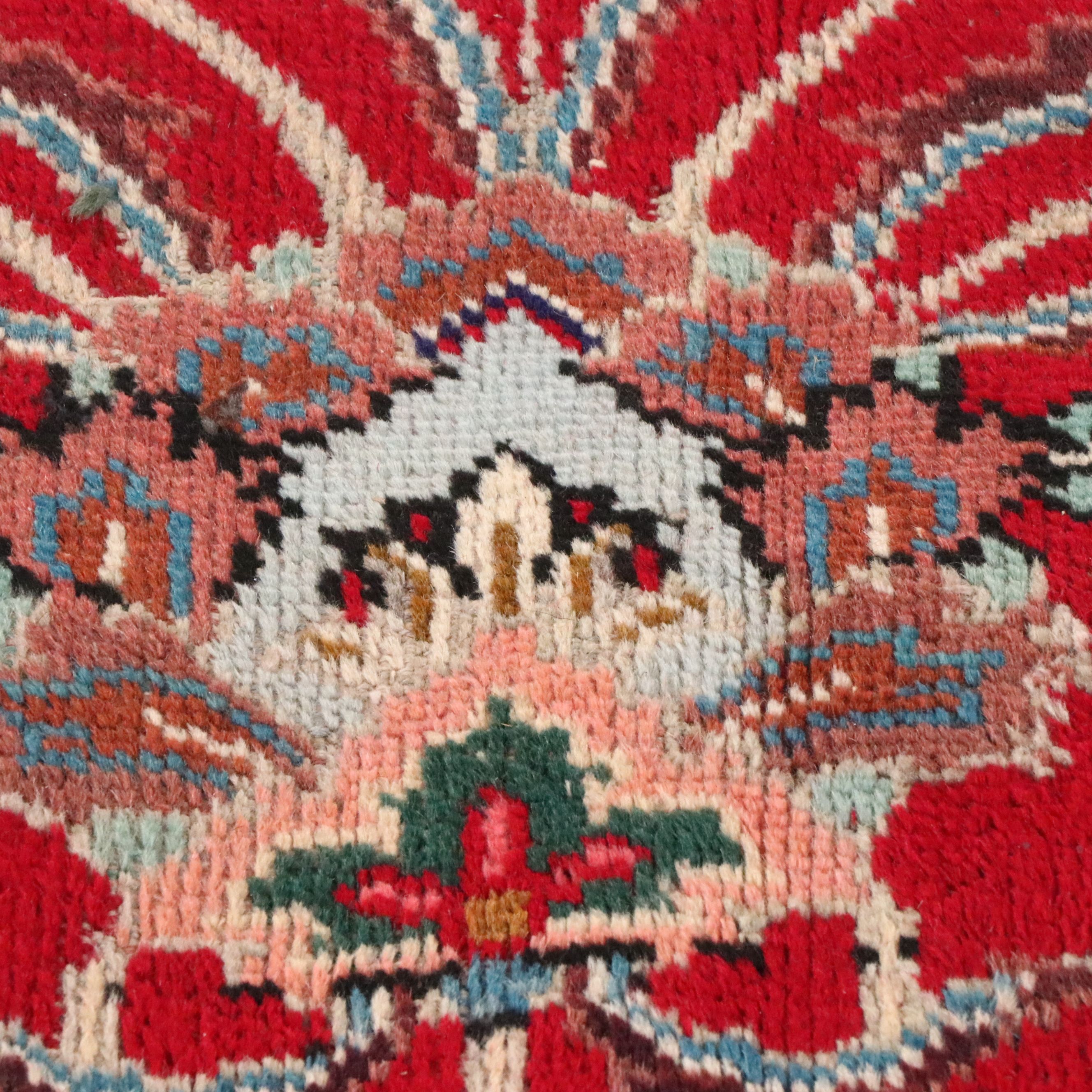 8'3 x 10'10 Hand-Knotted Persian Kashan Area Rug