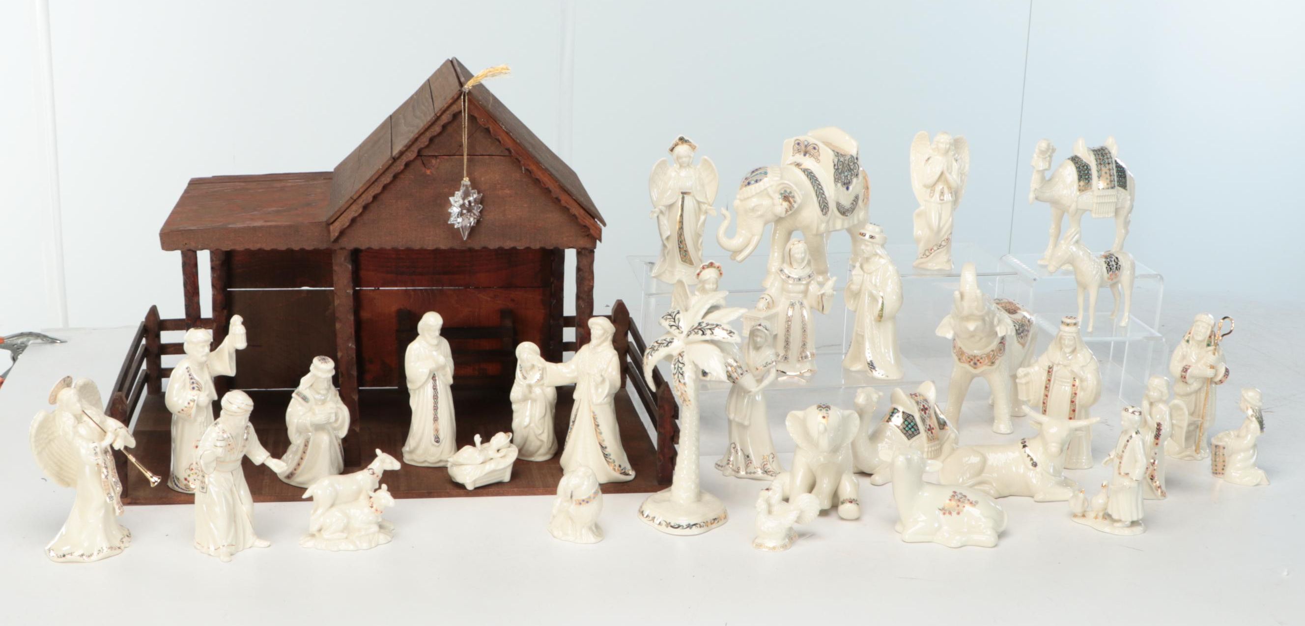 Lenox China Jewels Collection Nativity Figurines and Lenox Holiday Figurines