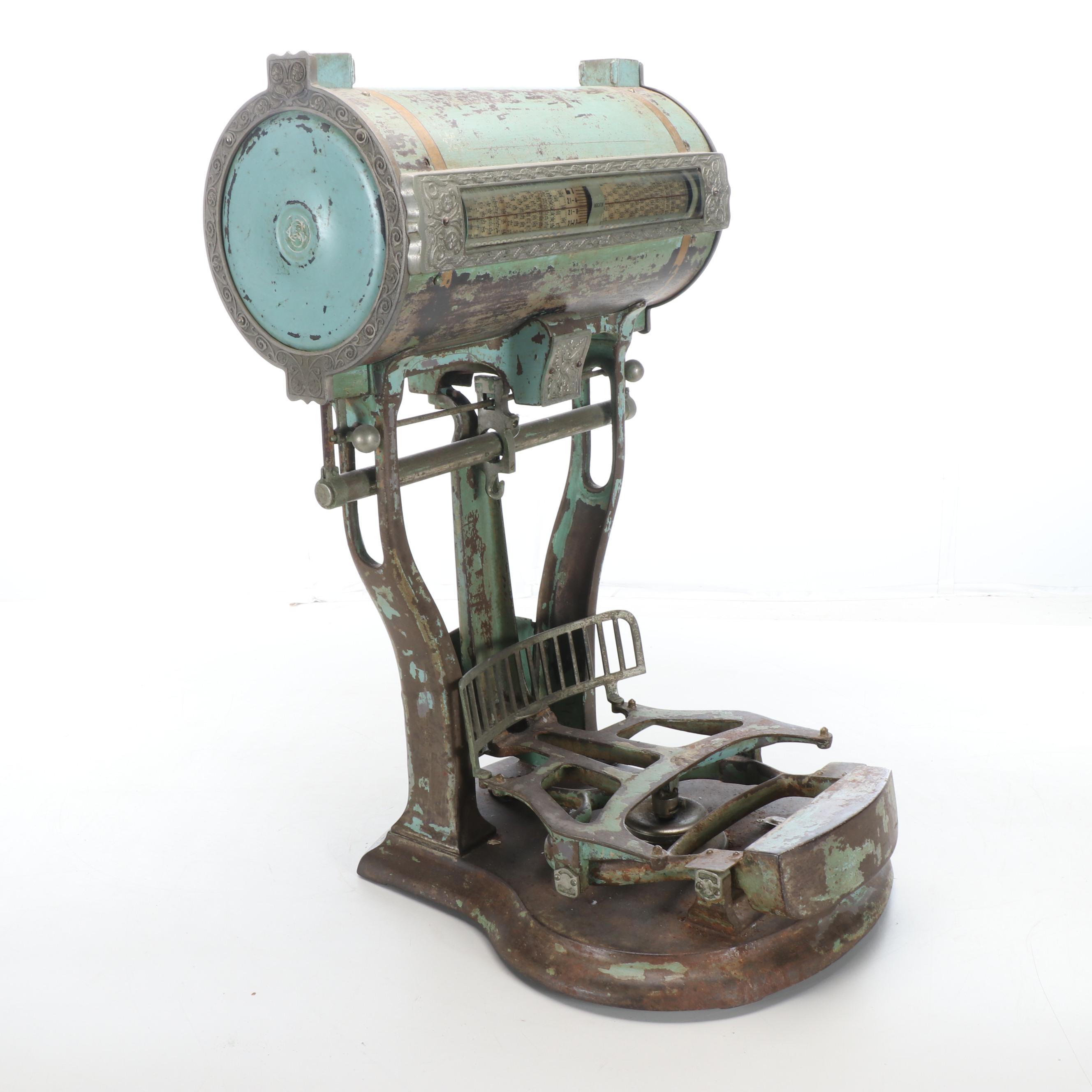 Polychrome Cast Iron Scale