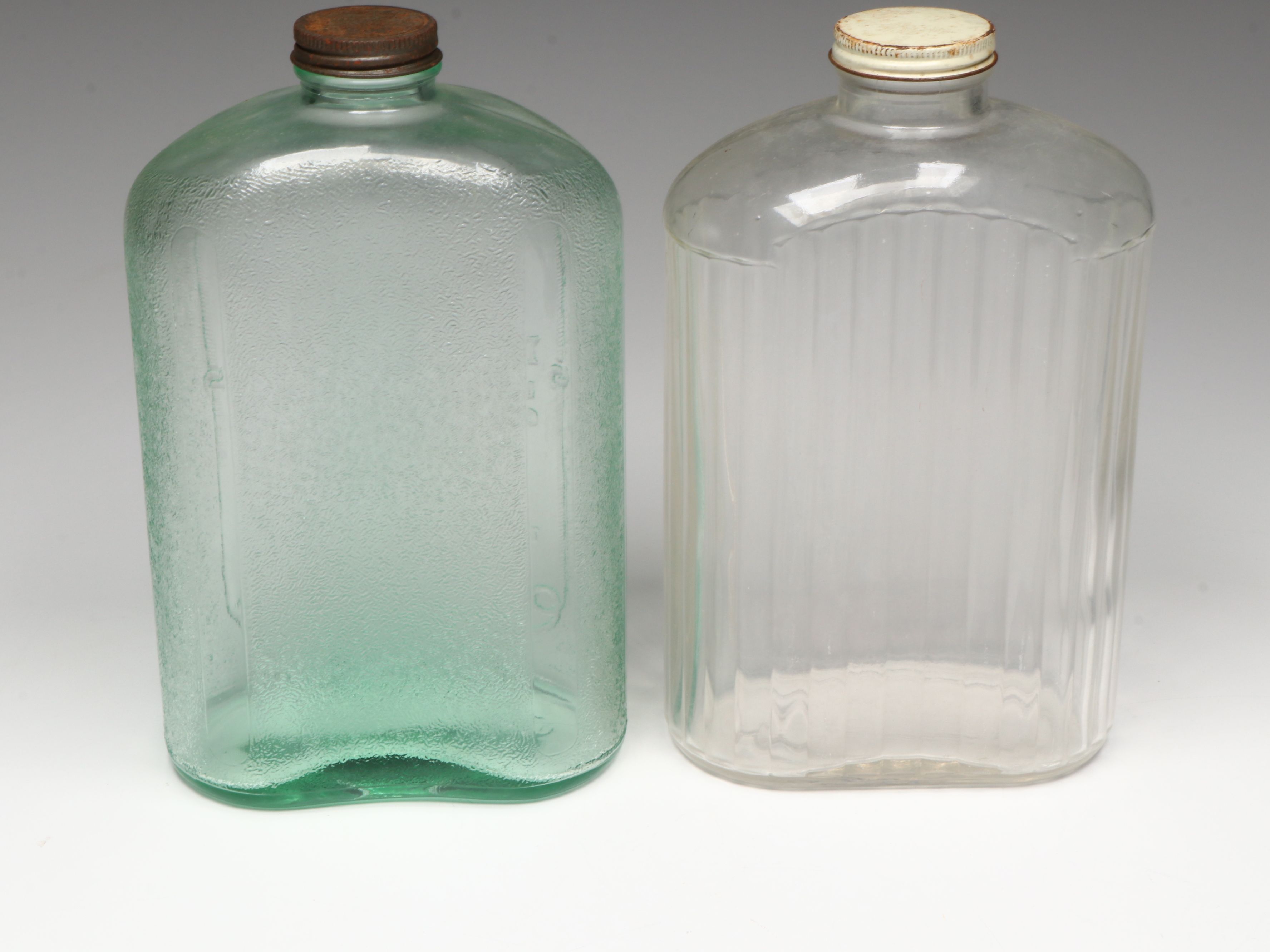 Aerox Distilled Water and Other Vintage Glass Jars and Bottles, 20th Century