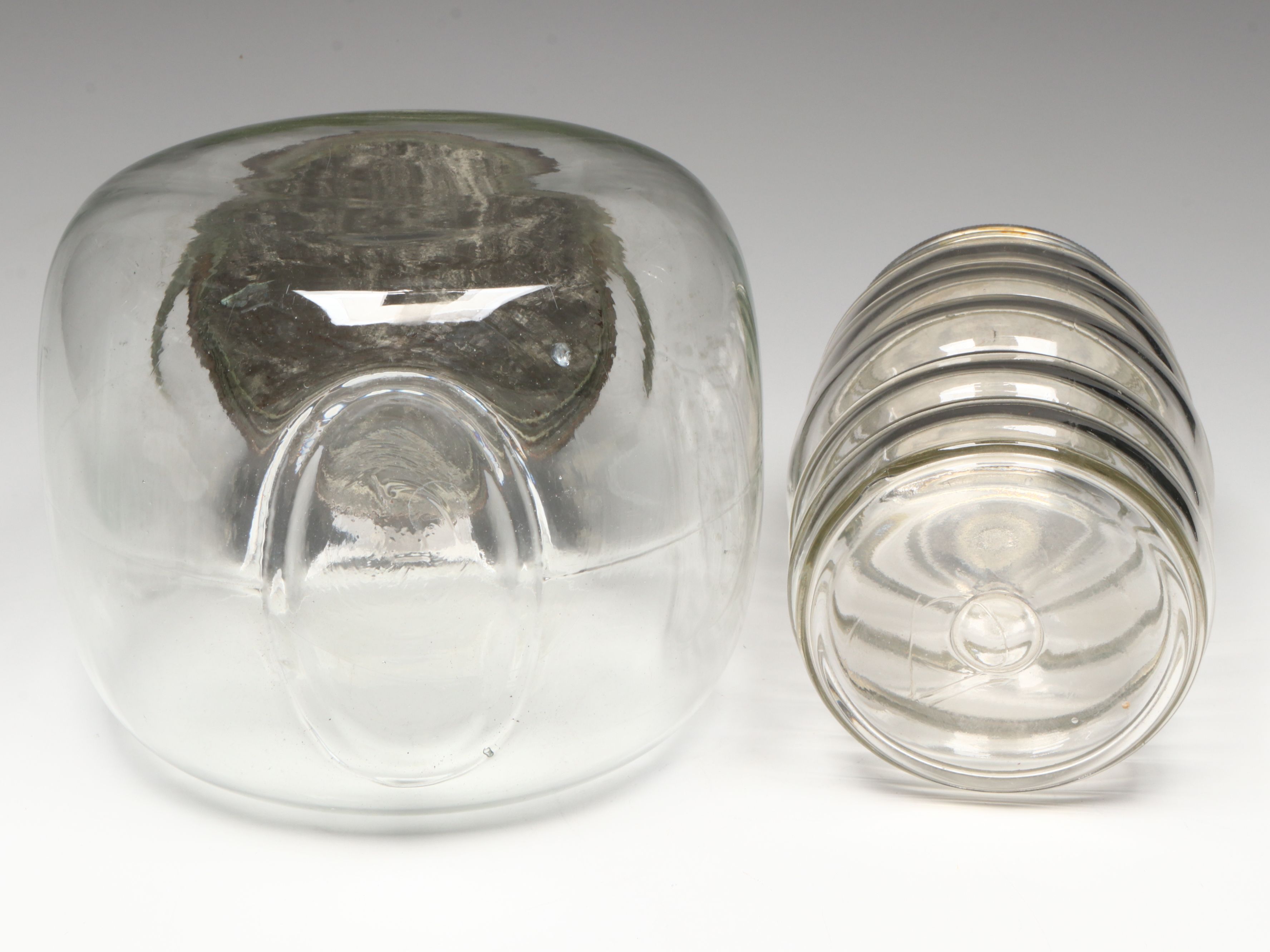 Aerox Distilled Water and Other Vintage Glass Jars and Bottles, 20th Century