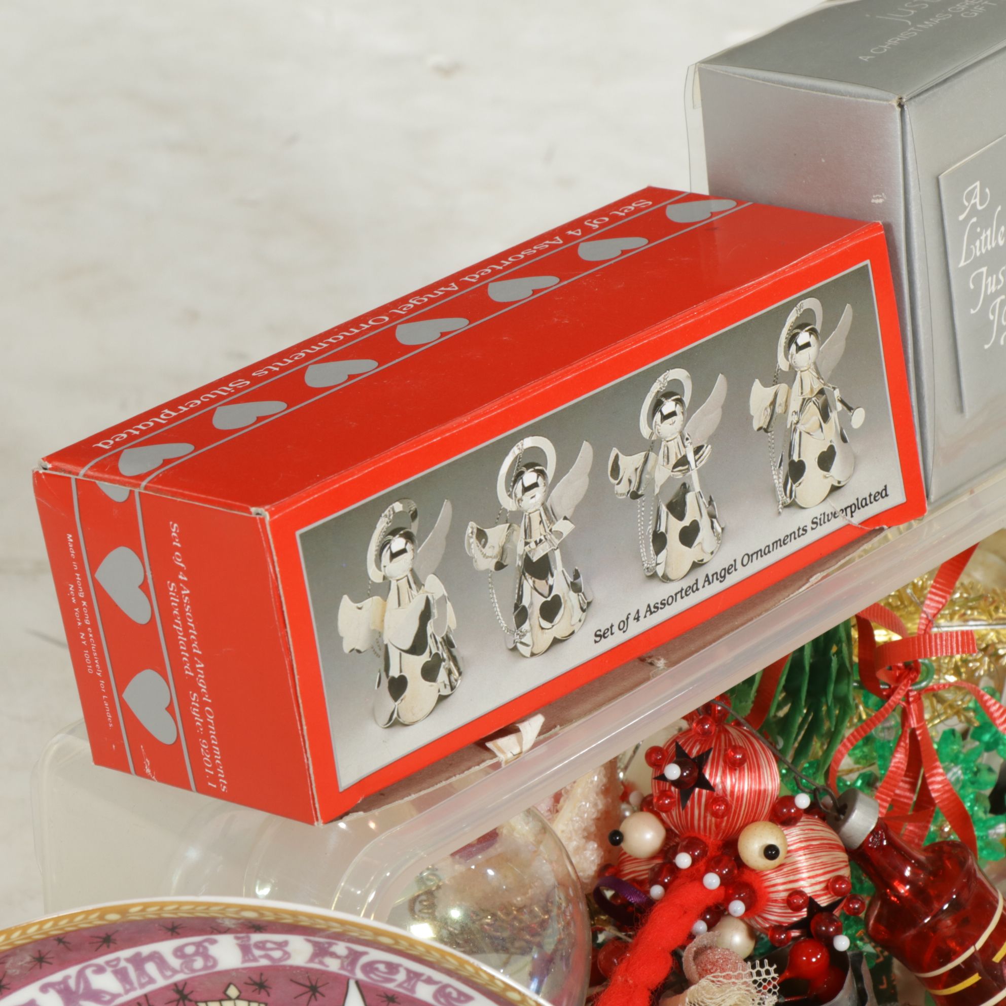 Assorted Tree Ornaments, Bells & Other Christmas Decorations