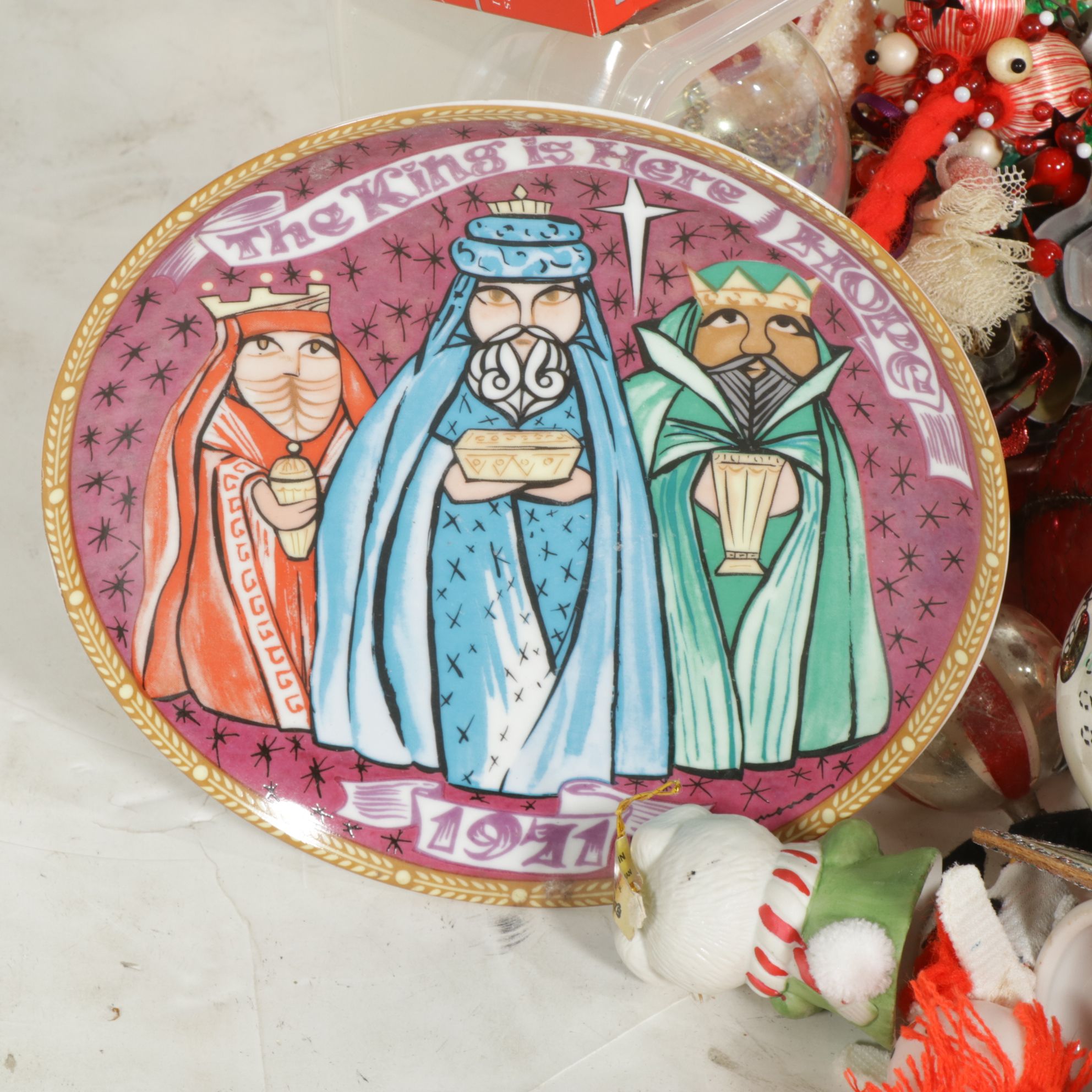 Assorted Tree Ornaments, Bells & Other Christmas Decorations