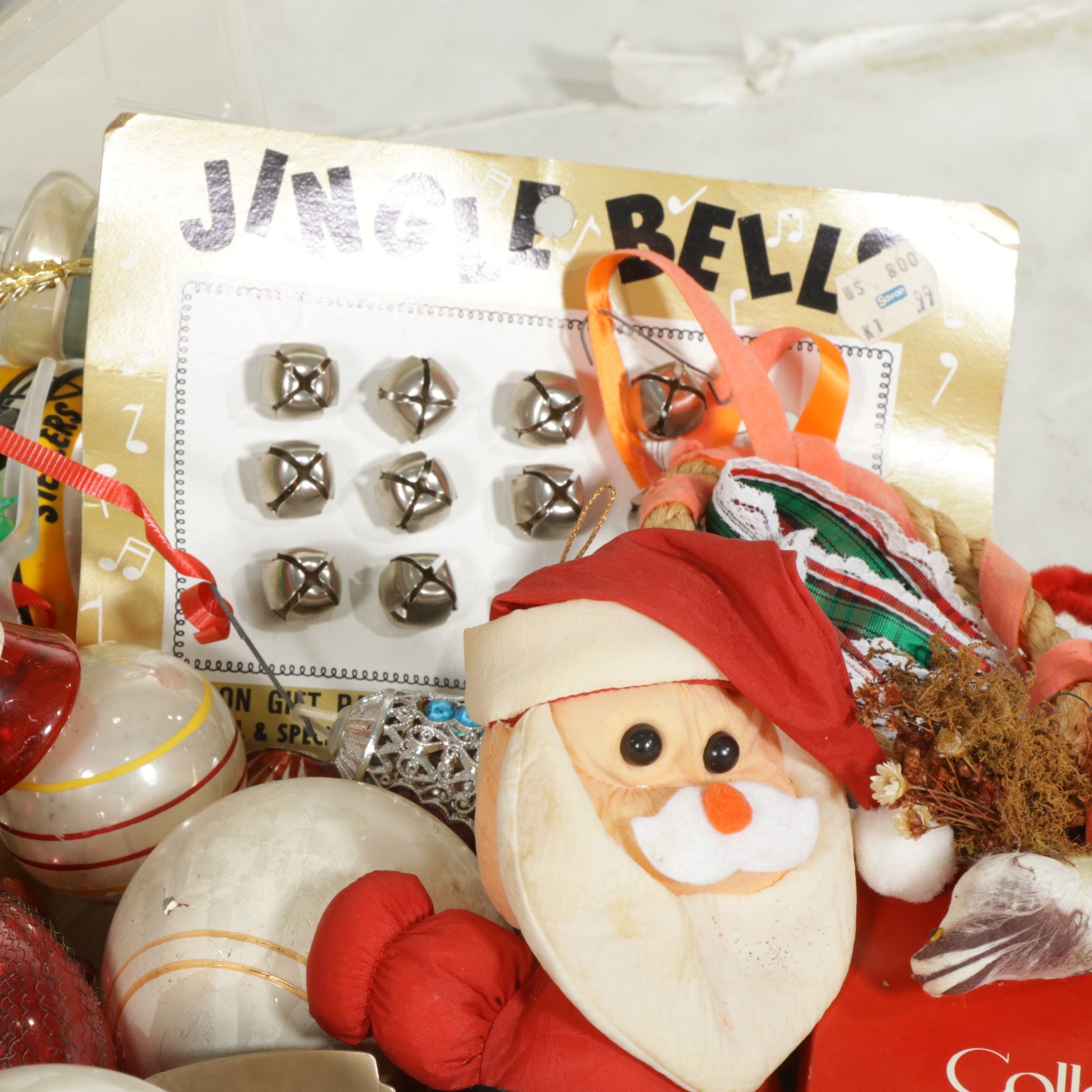 Assorted Tree Ornaments, Bells & Other Christmas Decorations