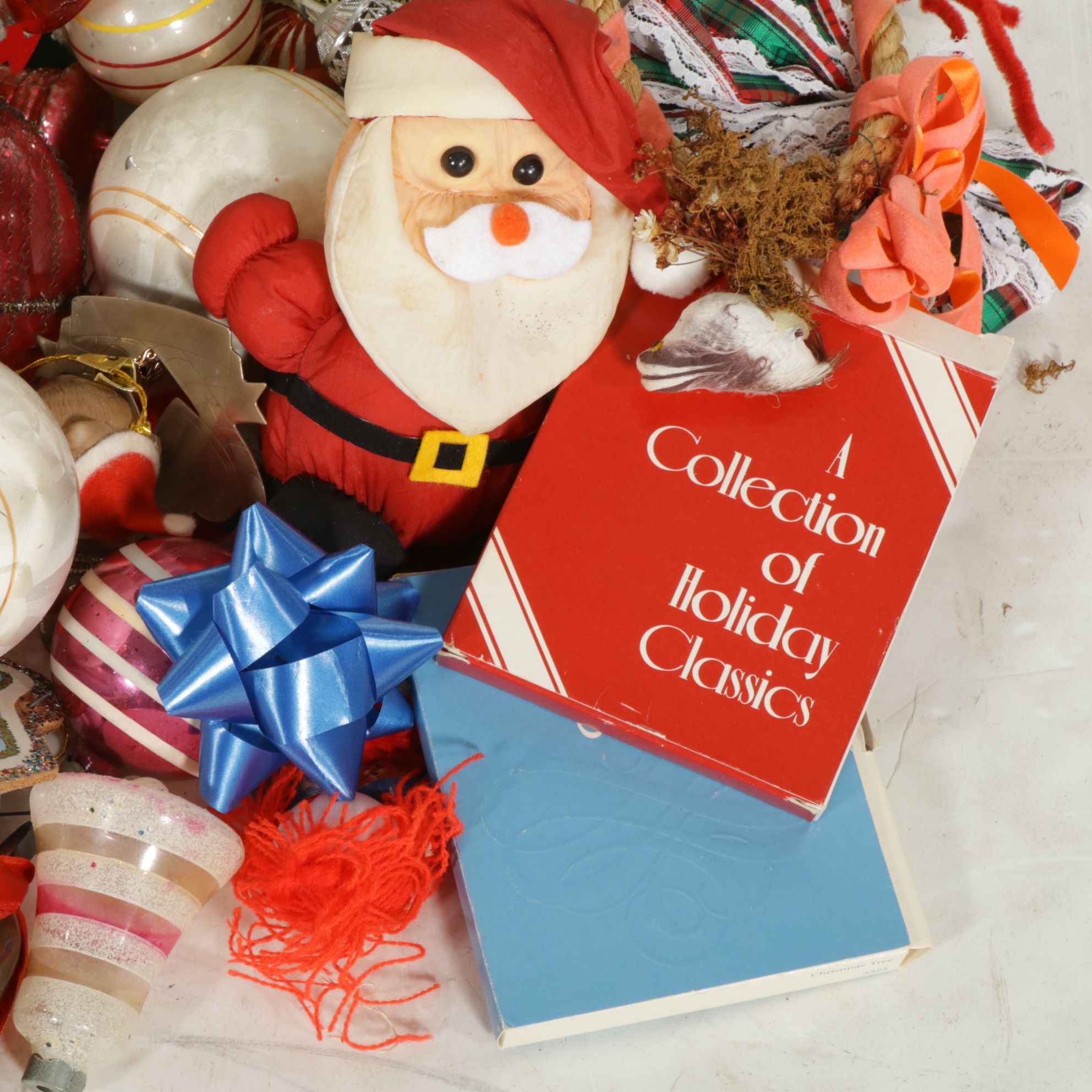 Assorted Tree Ornaments, Bells & Other Christmas Decorations