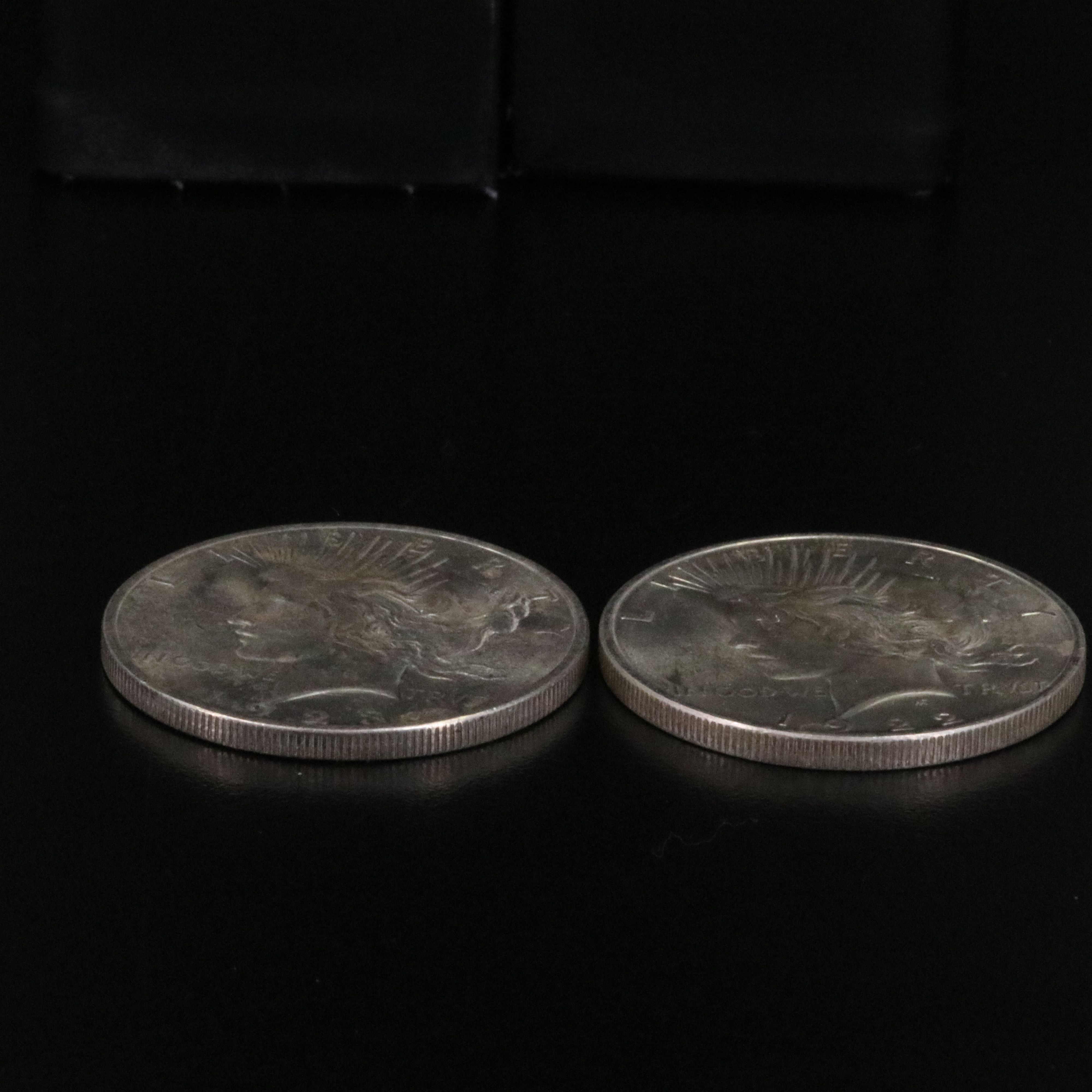 1922 and 1923 Peace Silver Dollars