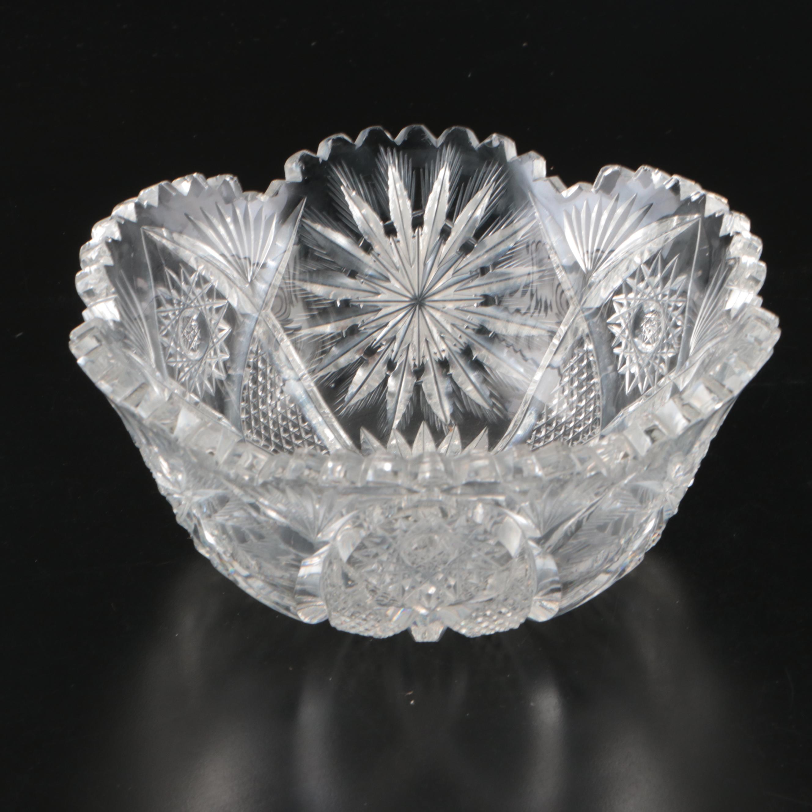 American Brilliant Cut Glass Bowls