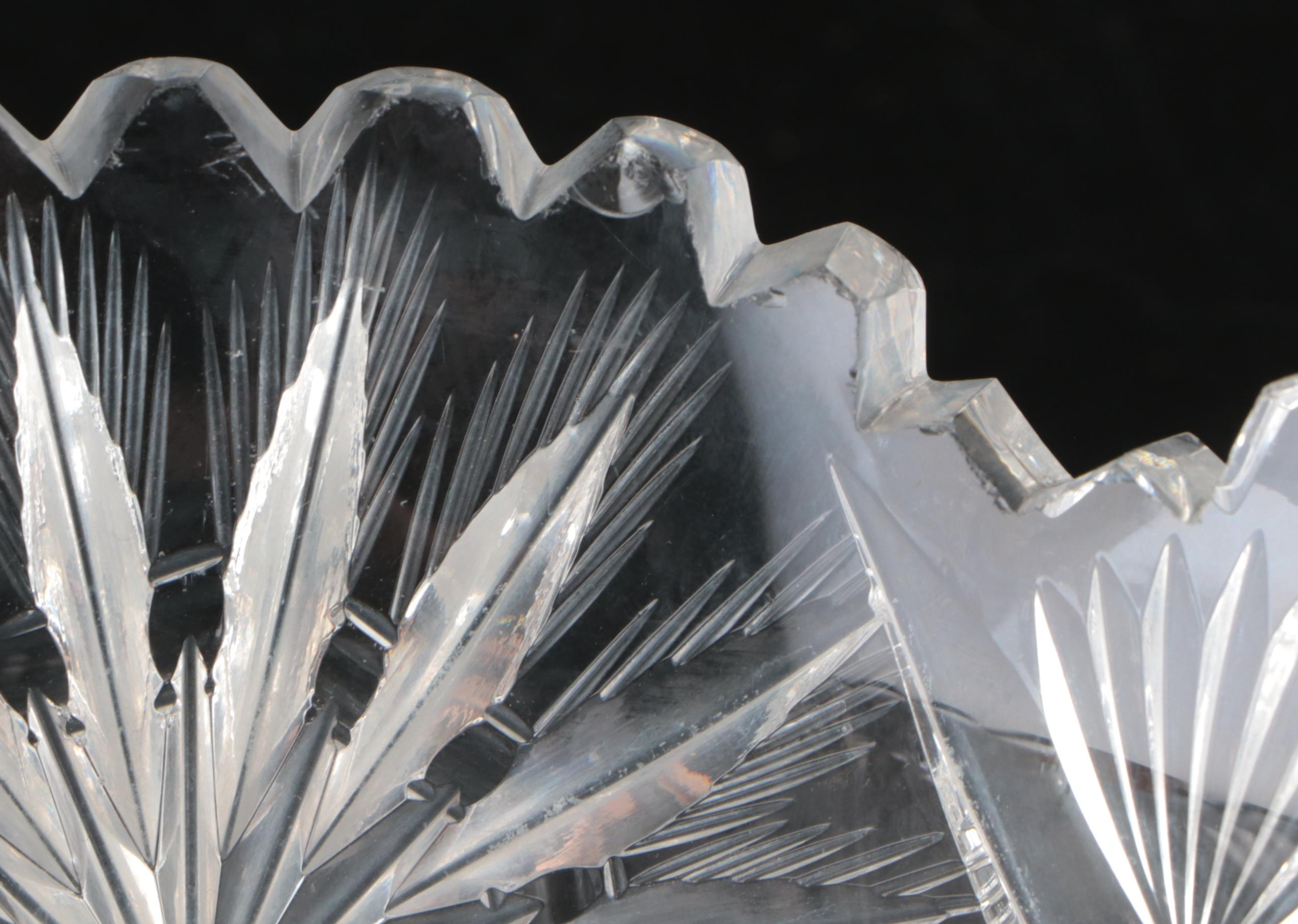 American Brilliant Cut Glass Bowls