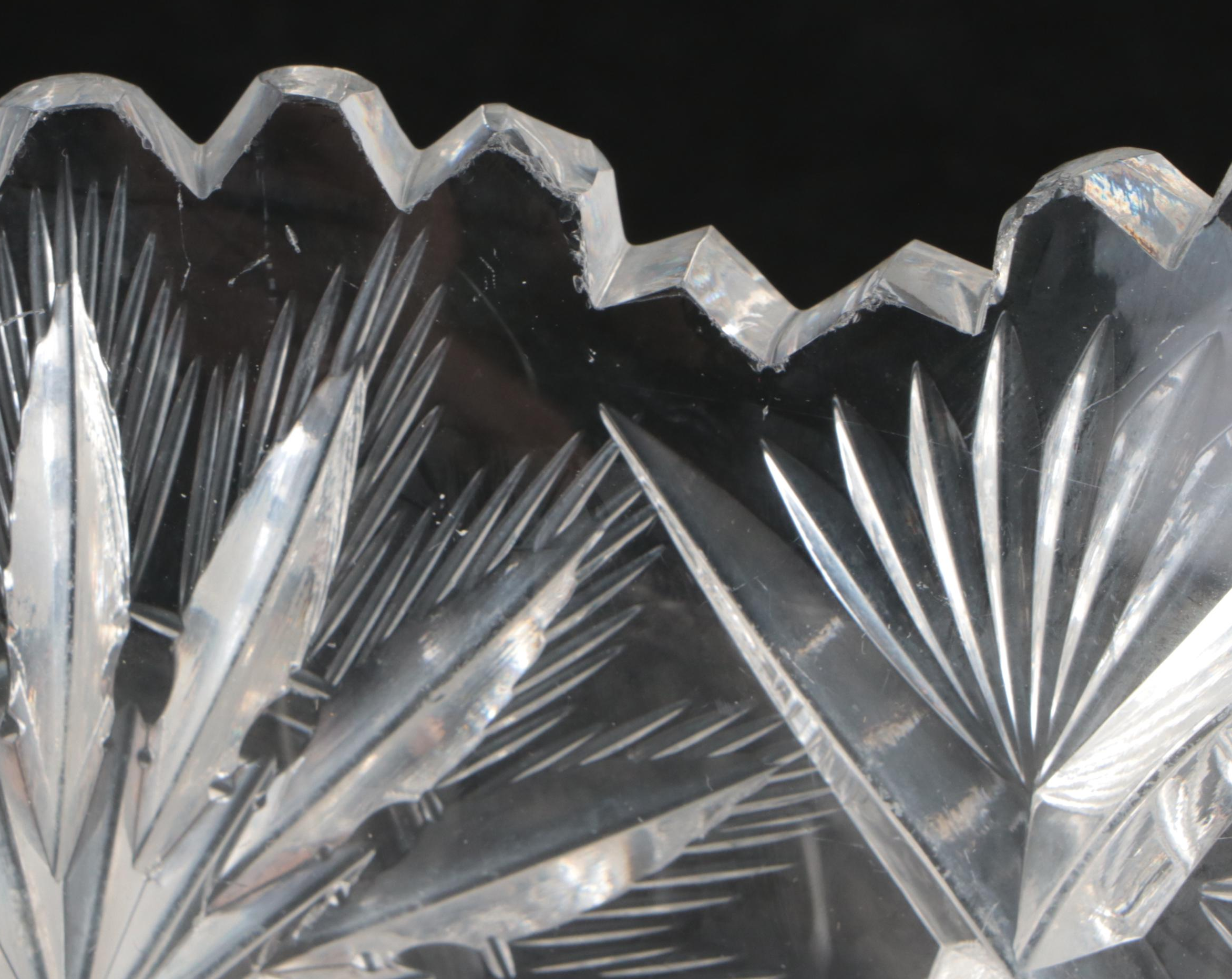 American Brilliant Cut Glass Bowls