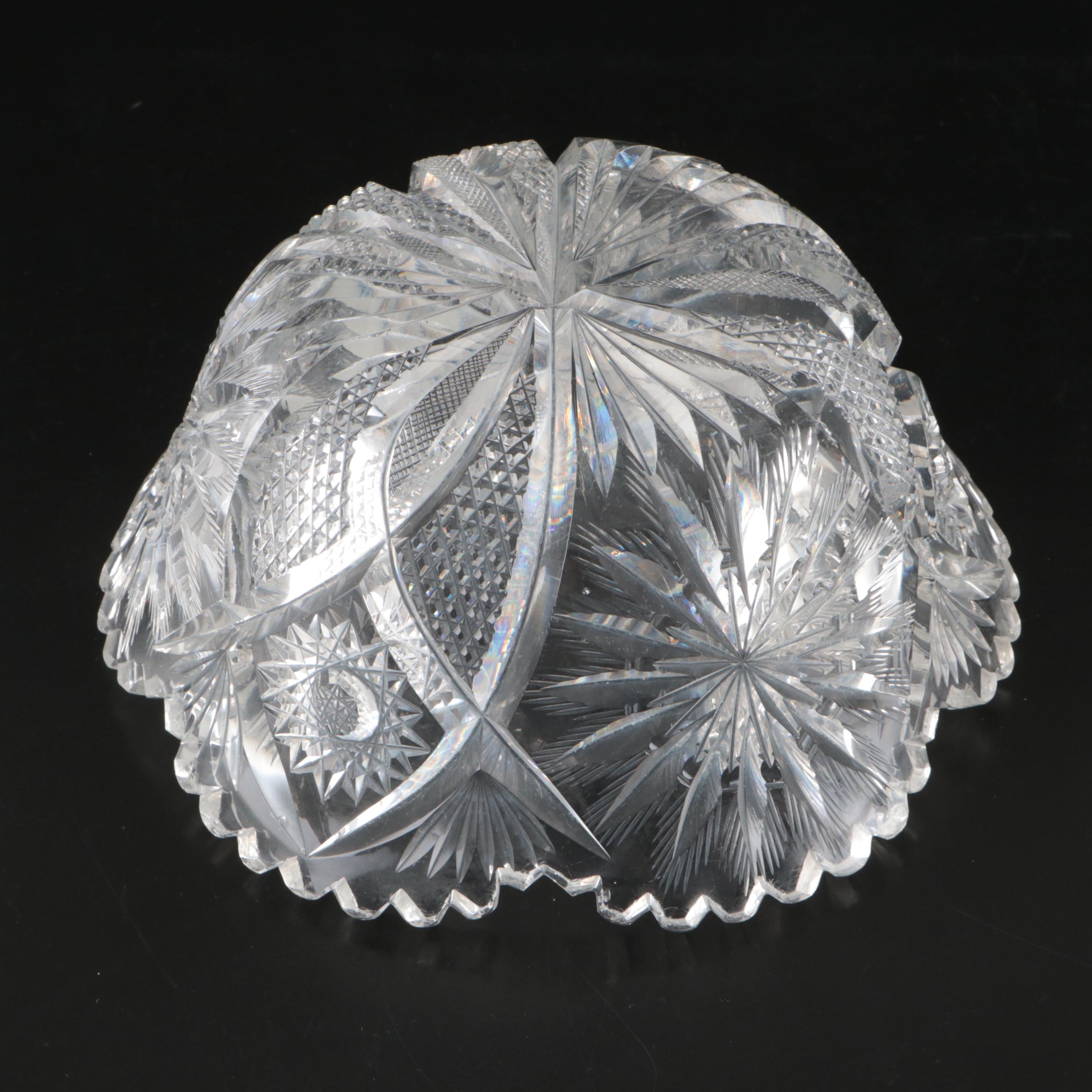 American Brilliant Cut Glass Bowls
