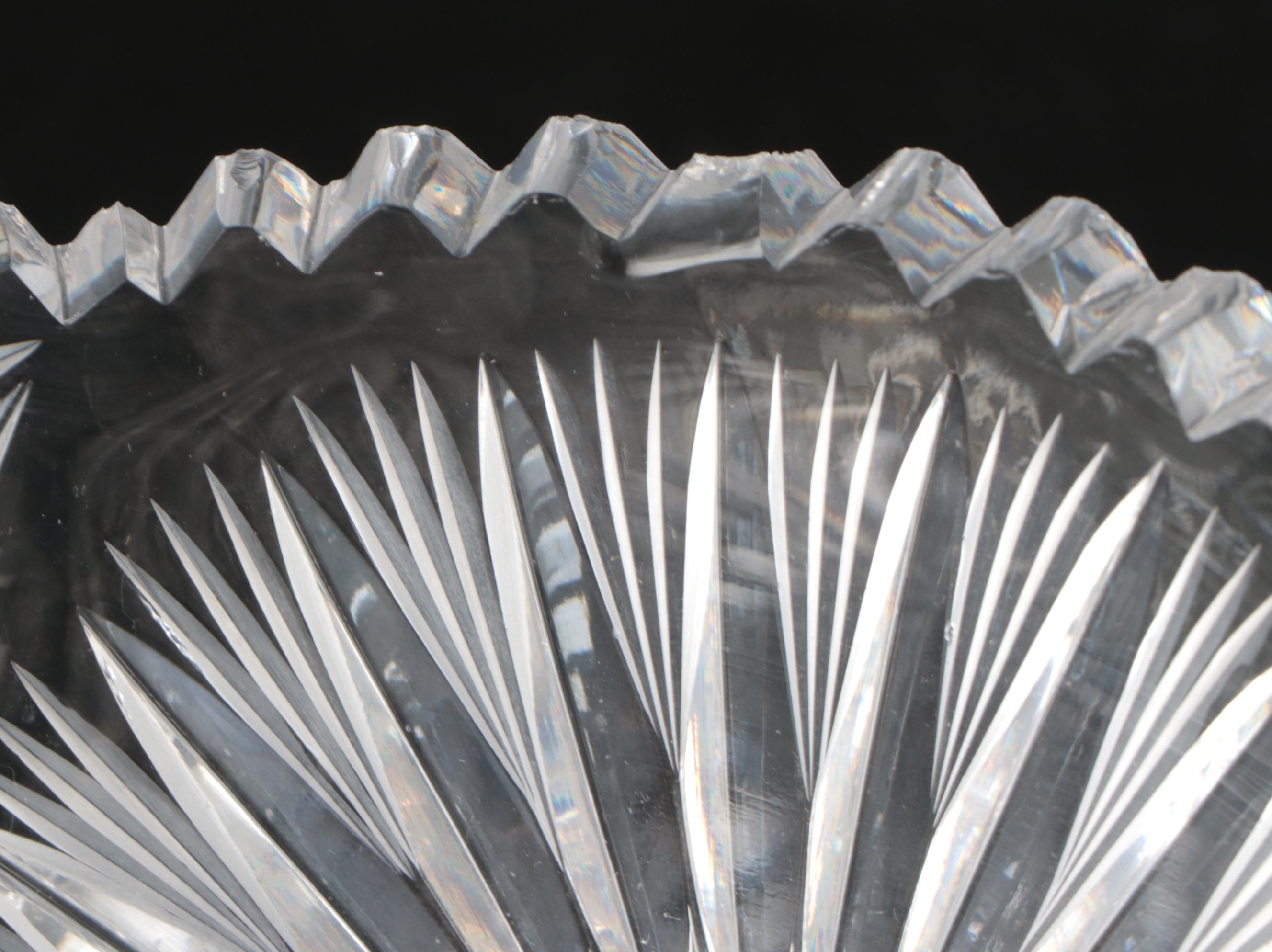 American Brilliant Cut Glass Bowls