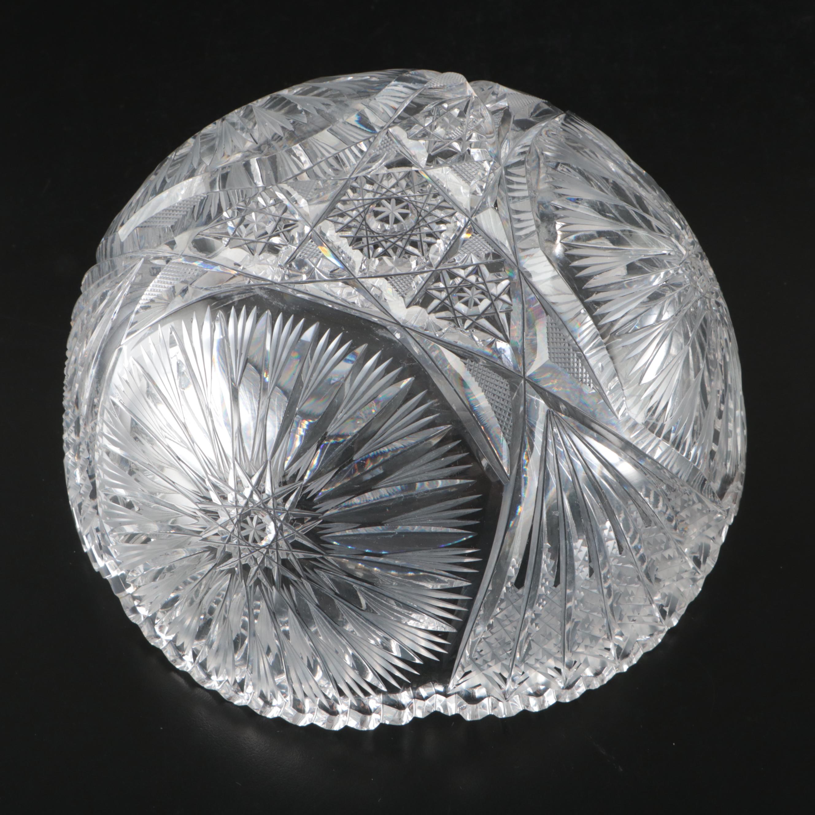 American Brilliant Cut Glass Bowls