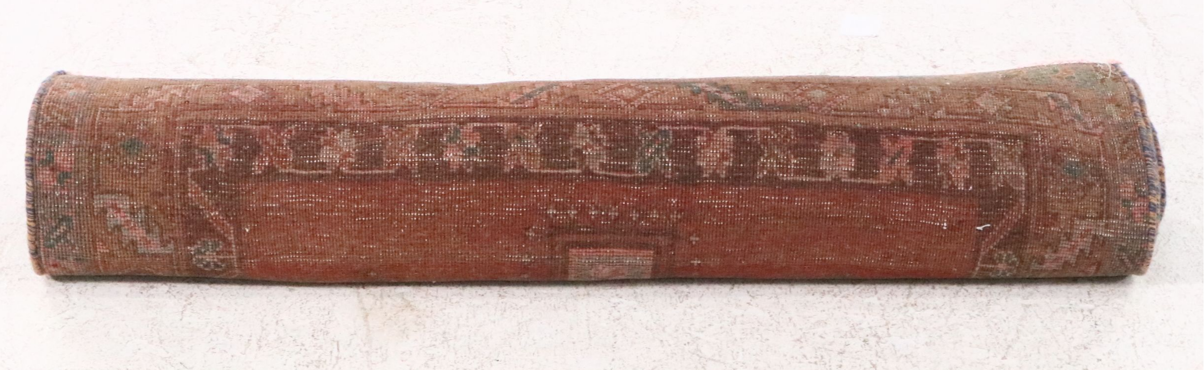 3'9 x 13' Hand-Knotted Persian Mazlaghan Long Rug