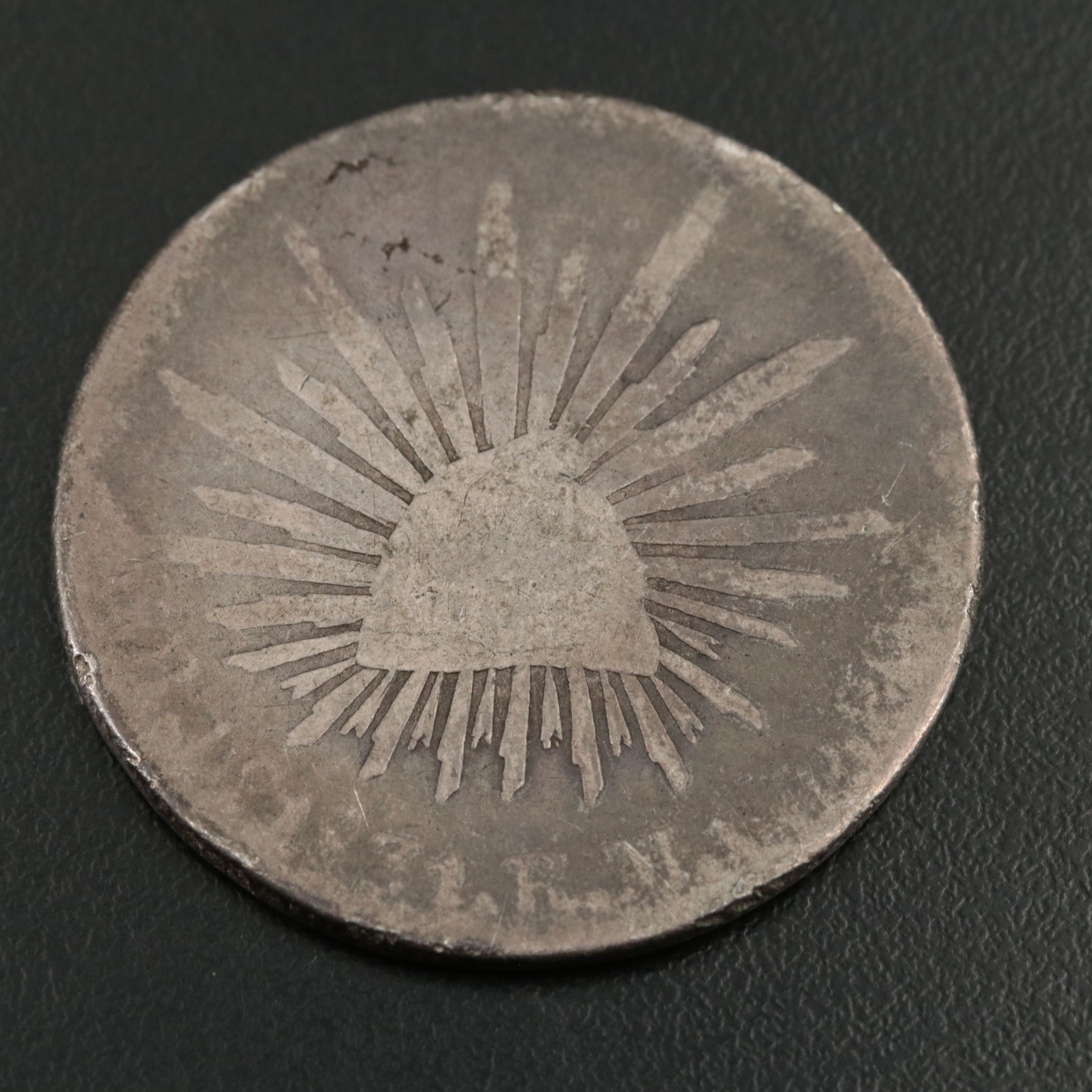 1831 Mexico 8-Reales Silver Coin