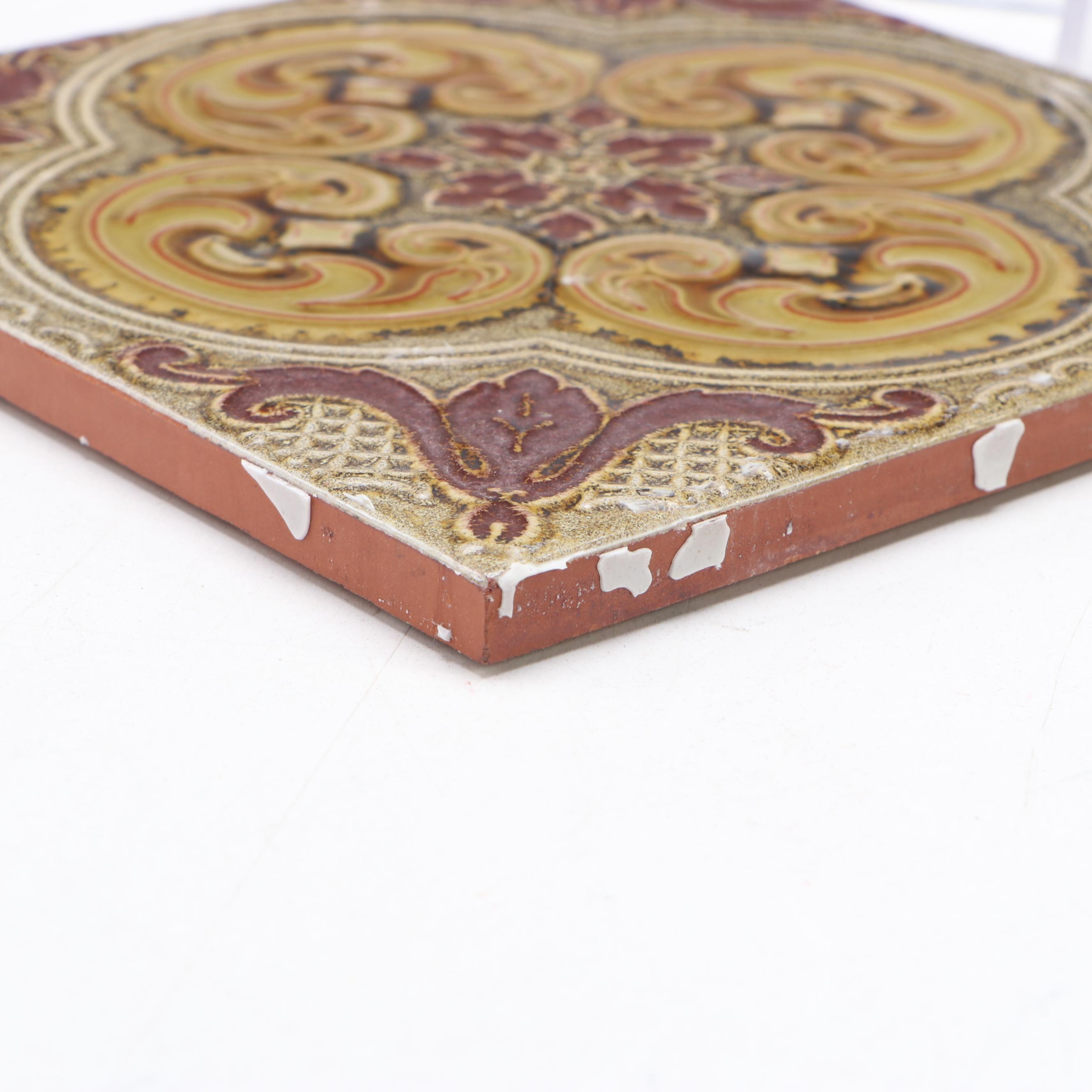 Figural Stephen C. Foster Music Box with Ceramic Trivet and Leaf Platter