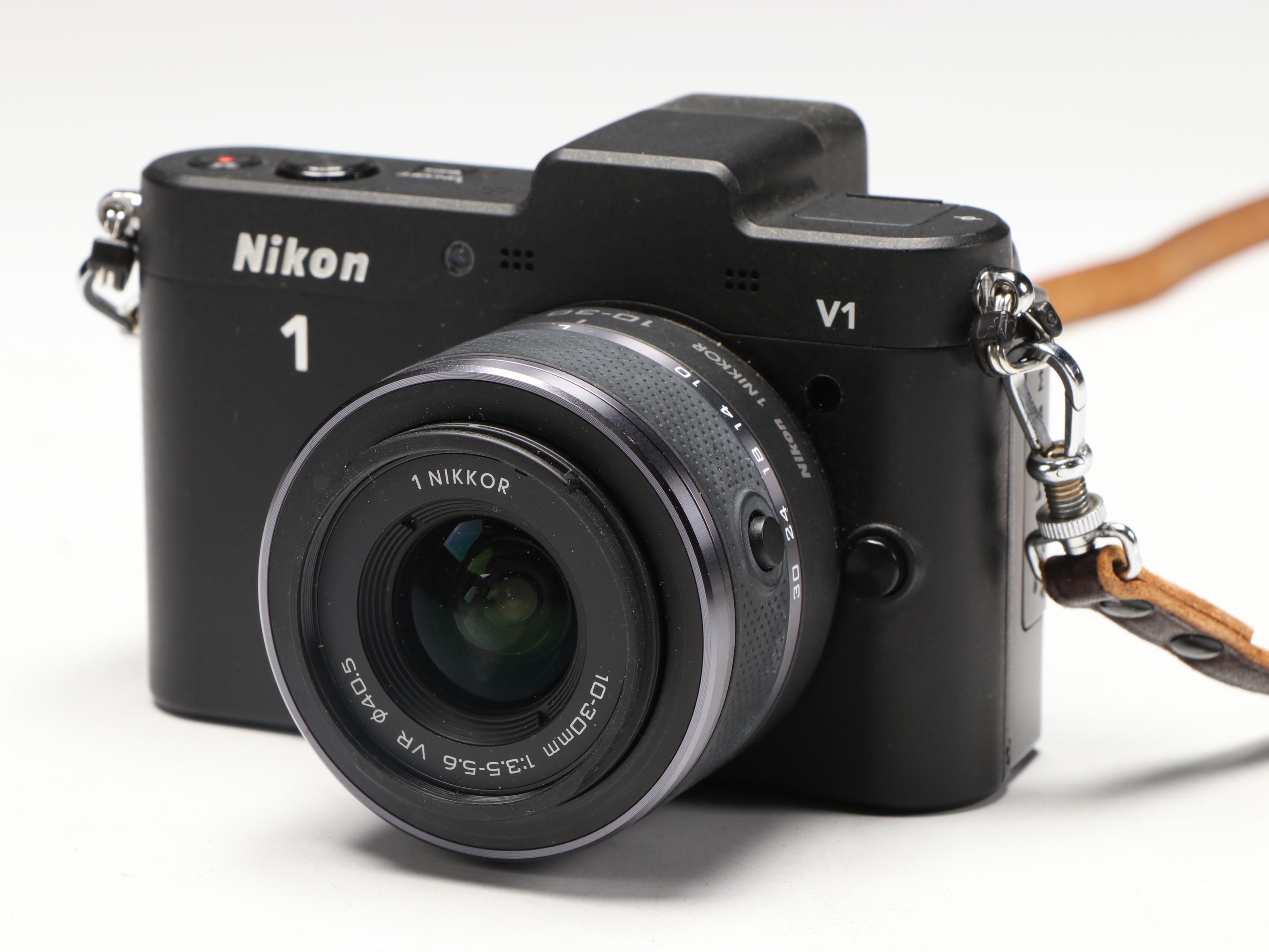 Nikon 1 V1 Mirrorless Interchangeable-Lens Camera with Vanguard Bag and More