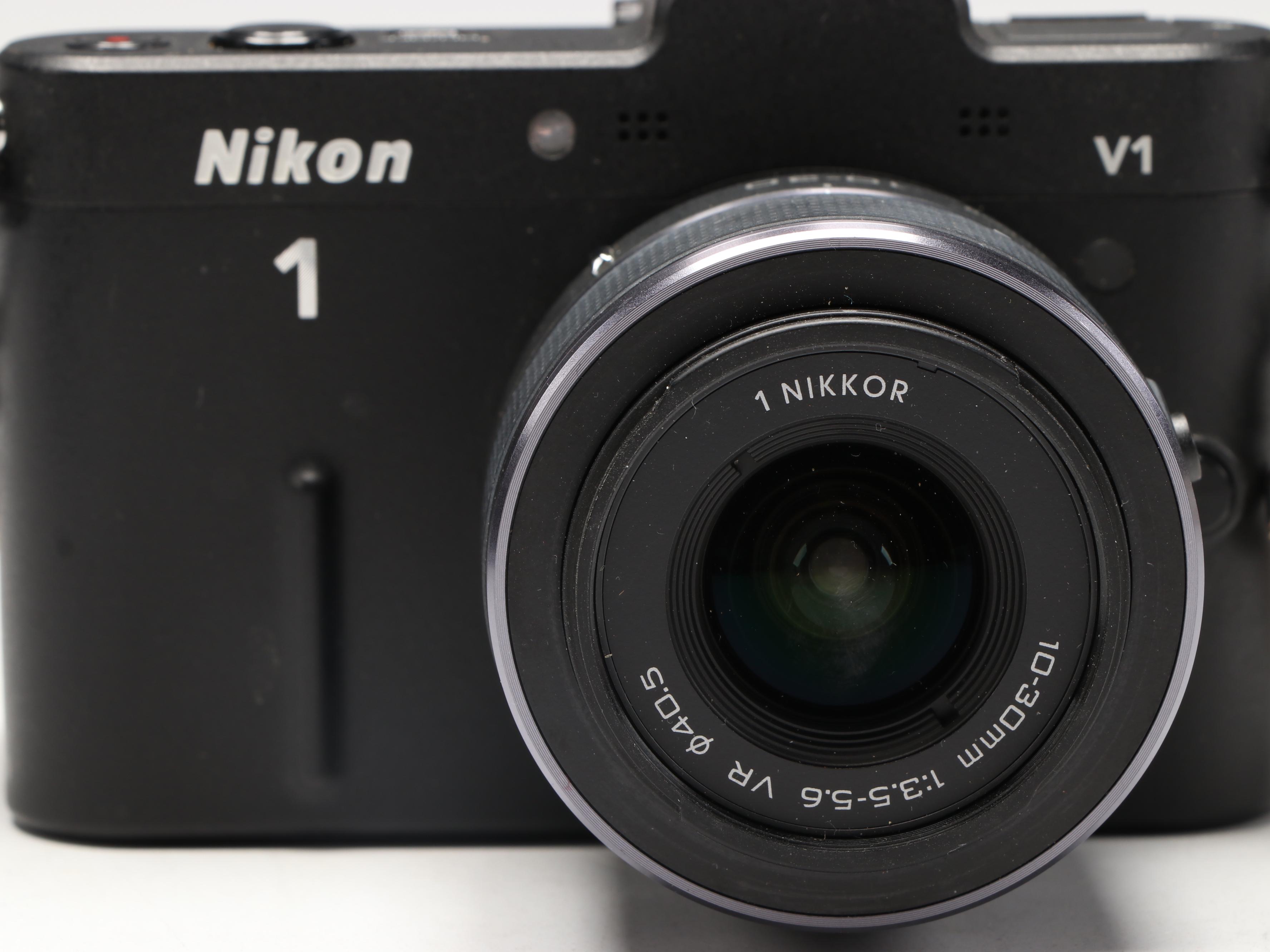 Nikon 1 V1 Mirrorless Interchangeable-Lens Camera with Vanguard Bag and More