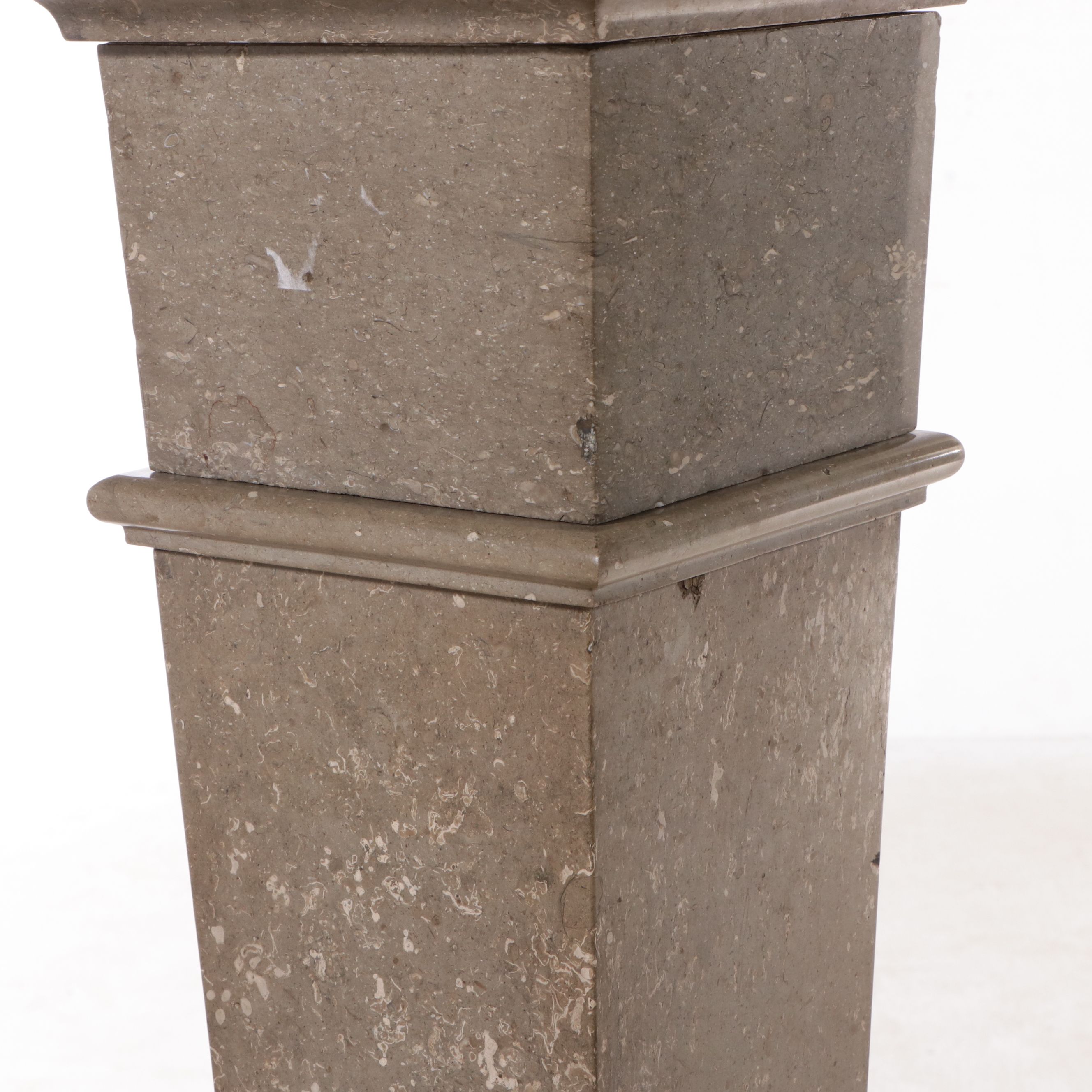 Neoclassical Style Marble Pedestal