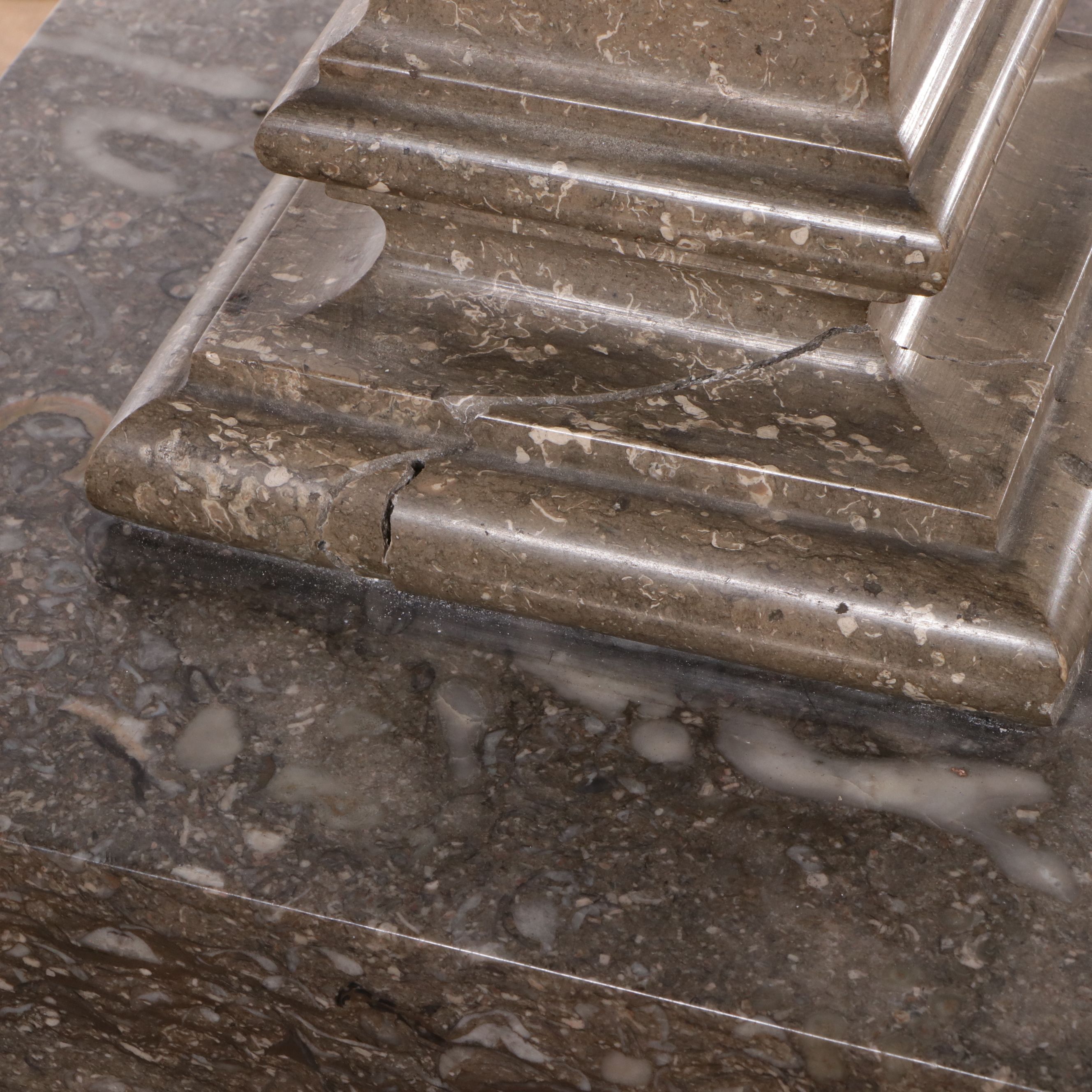 Neoclassical Style Marble Pedestal