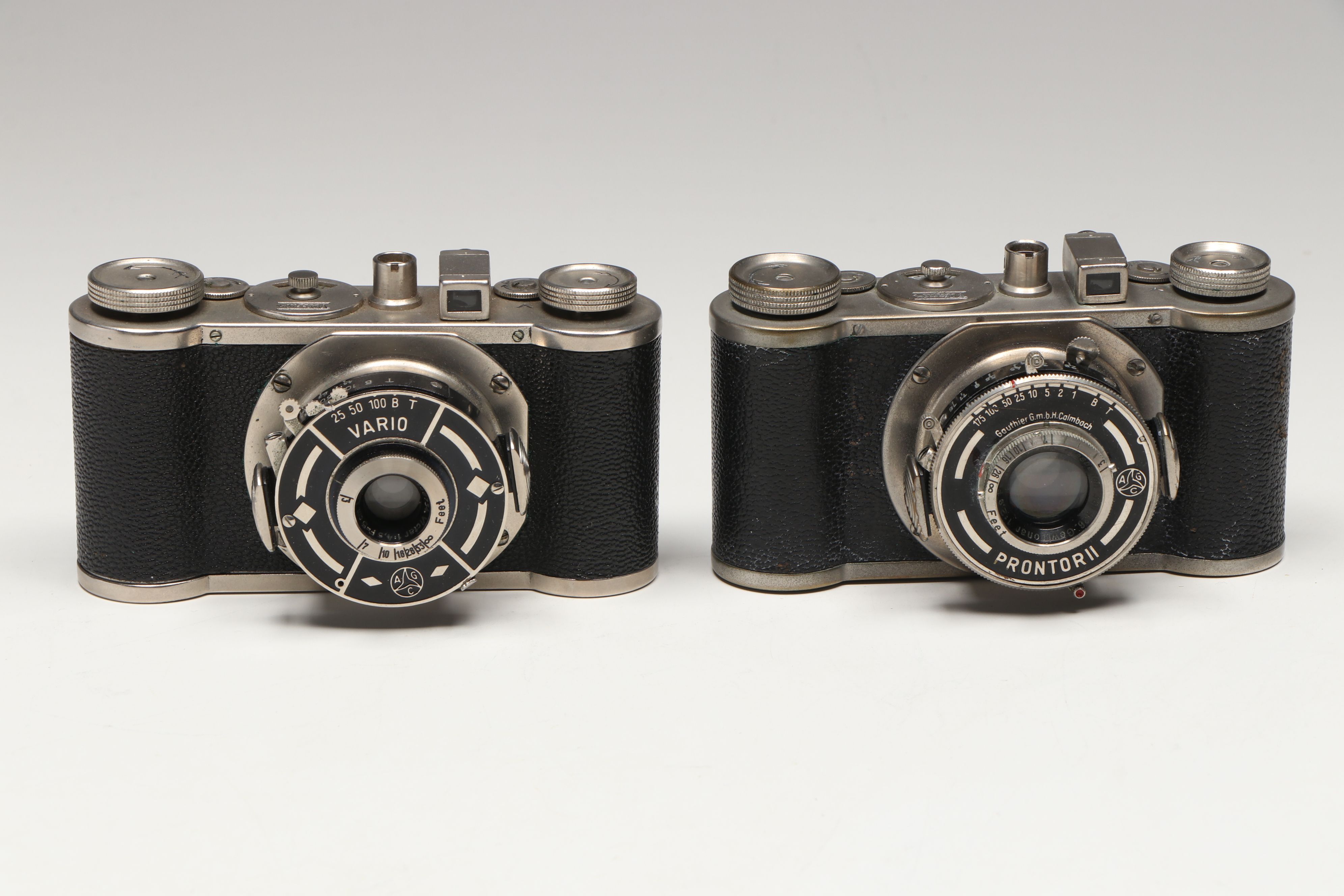 Falcon Miniature, Argus, Pronto, and Varo Still Cameras