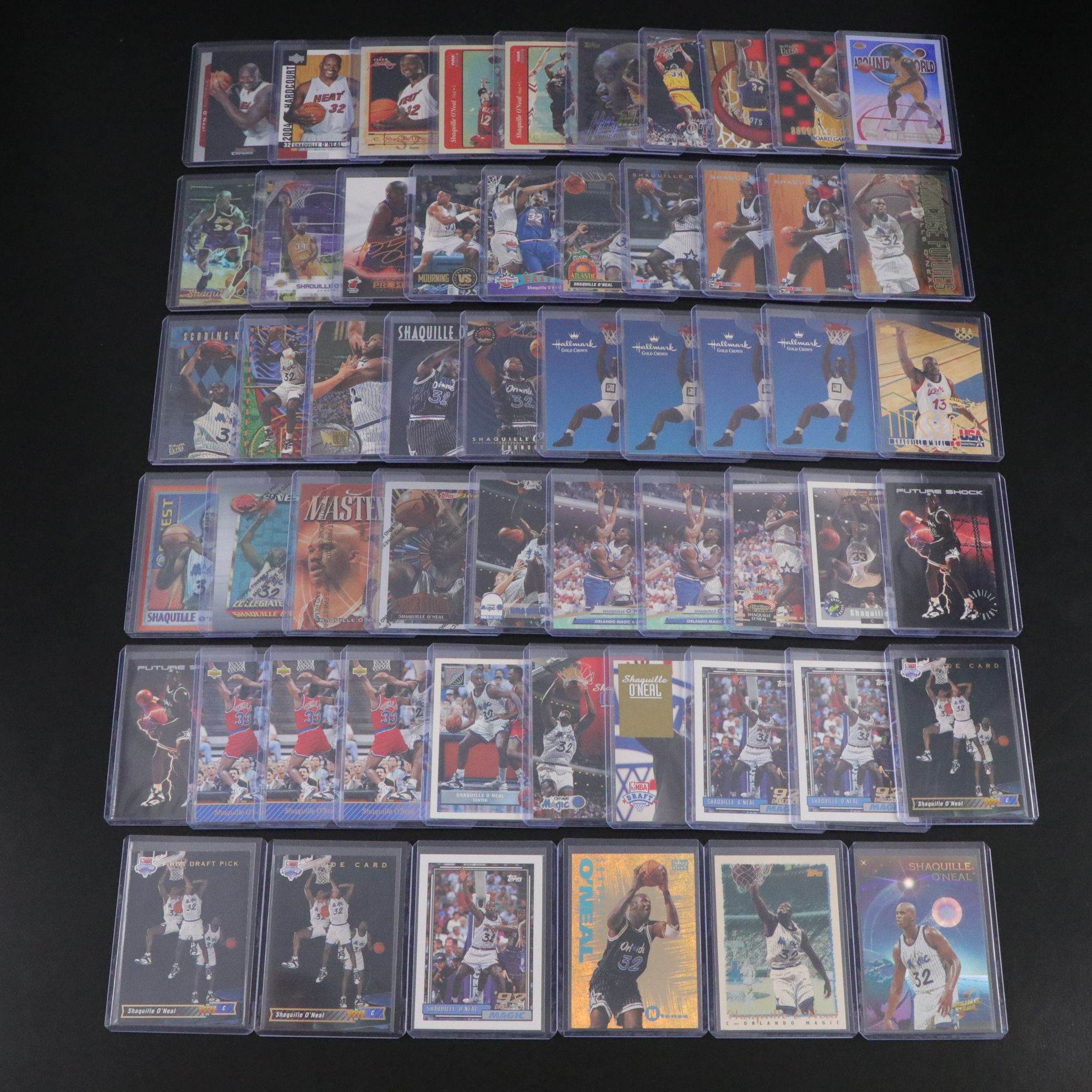 Shaquille O'Neal Basketball Trading Card Collection