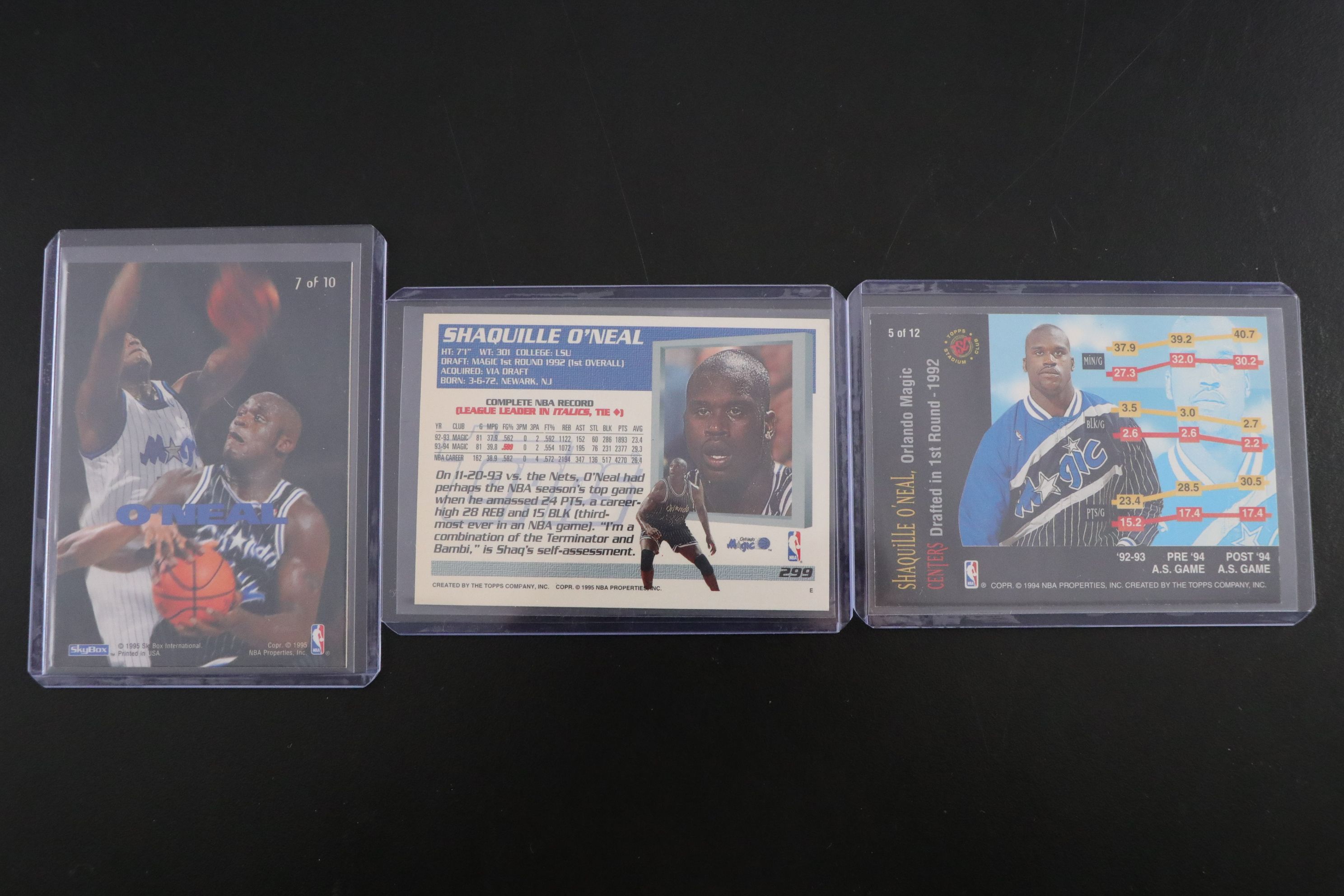Shaquille O'Neal Basketball Trading Card Collection