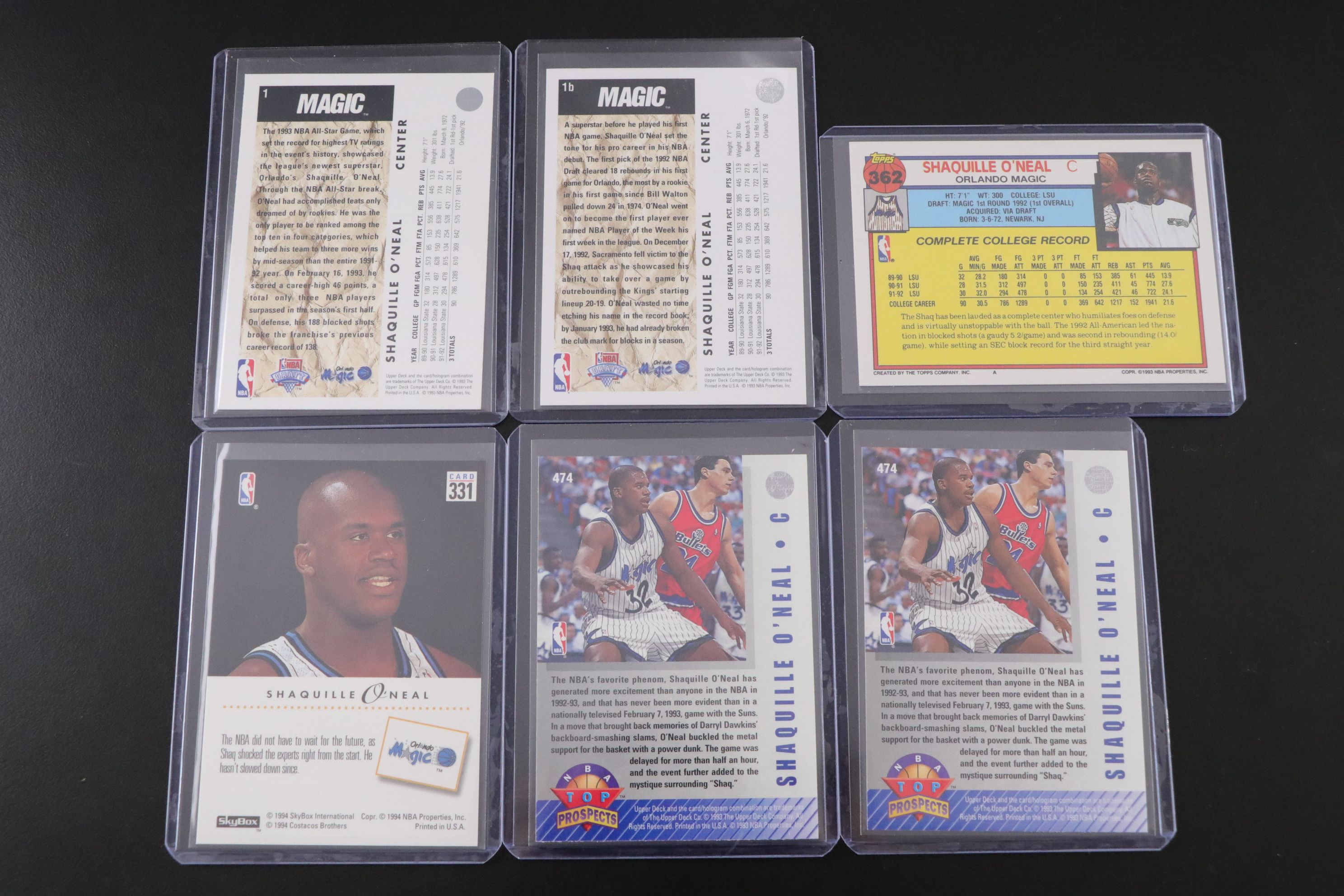 Shaquille O'Neal Basketball Trading Card Collection