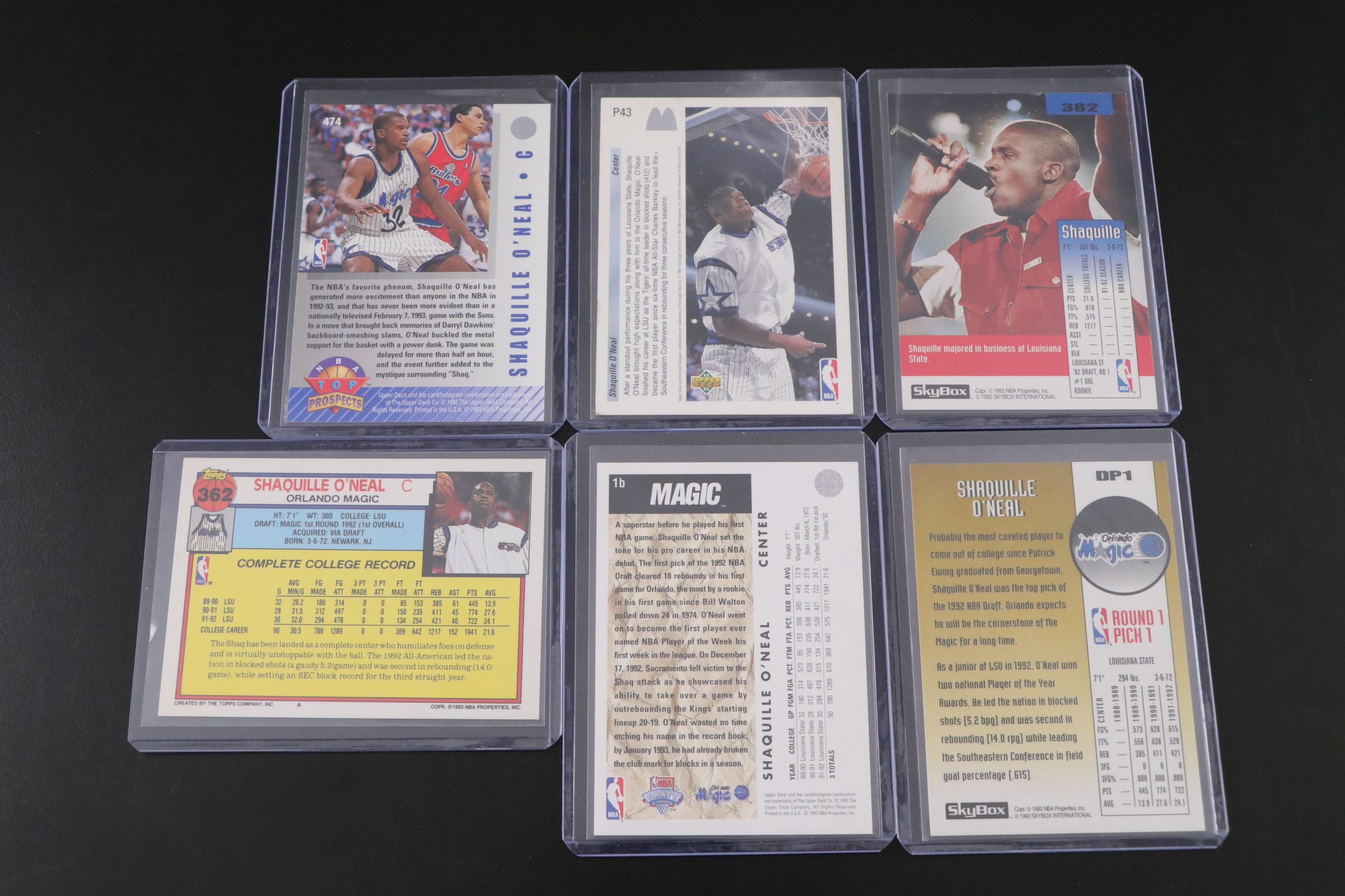 Shaquille O'Neal Basketball Trading Card Collection