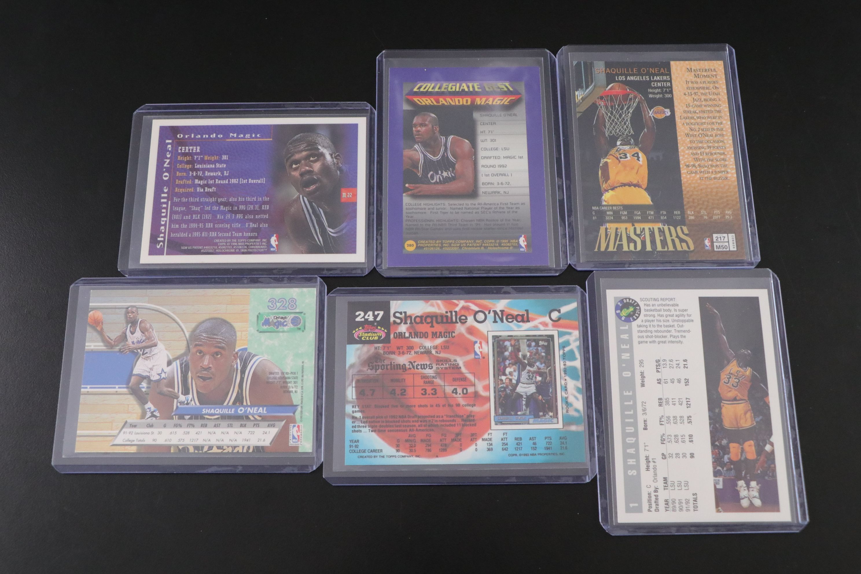 Shaquille O'Neal Basketball Trading Card Collection