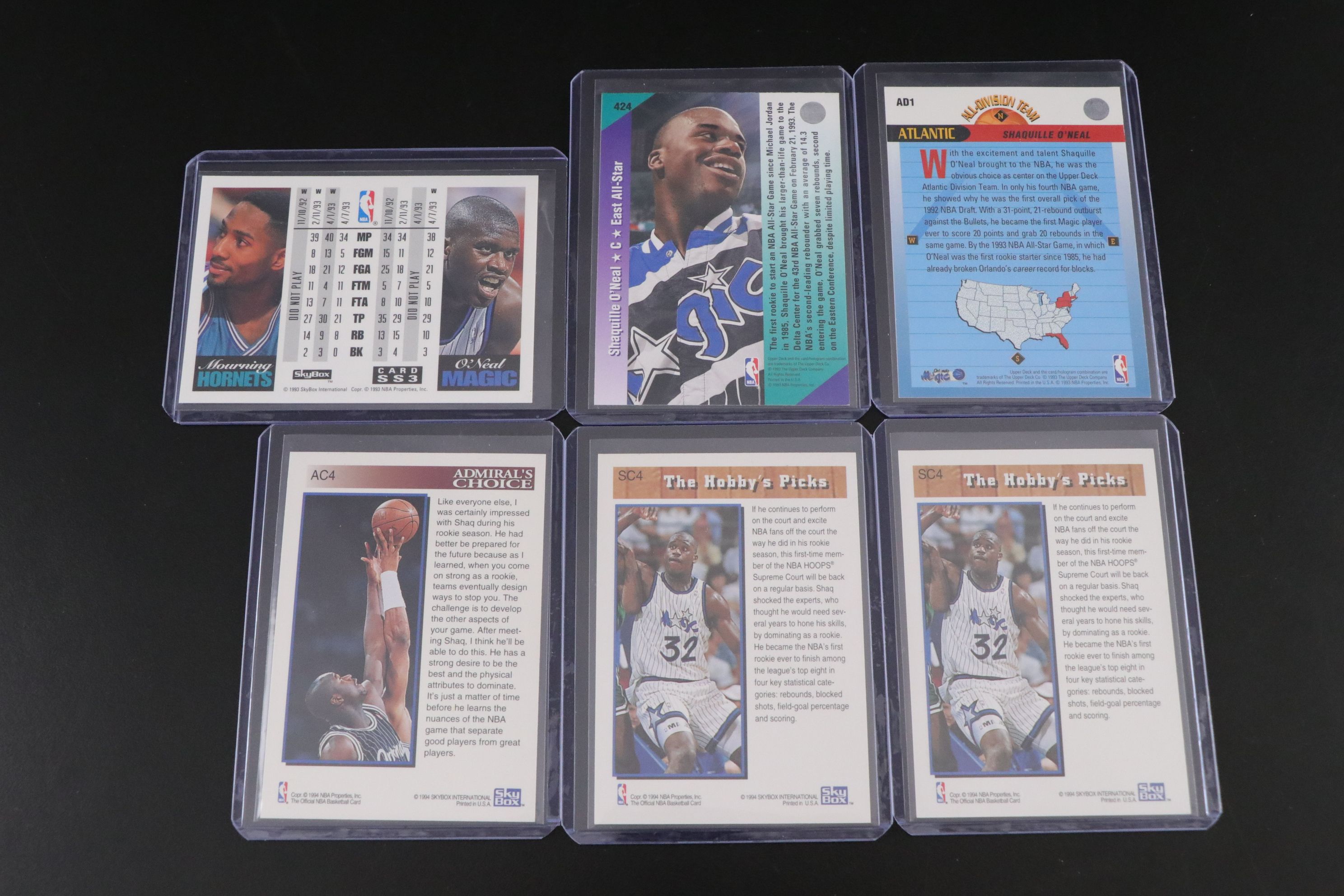 Shaquille O'Neal Basketball Trading Card Collection