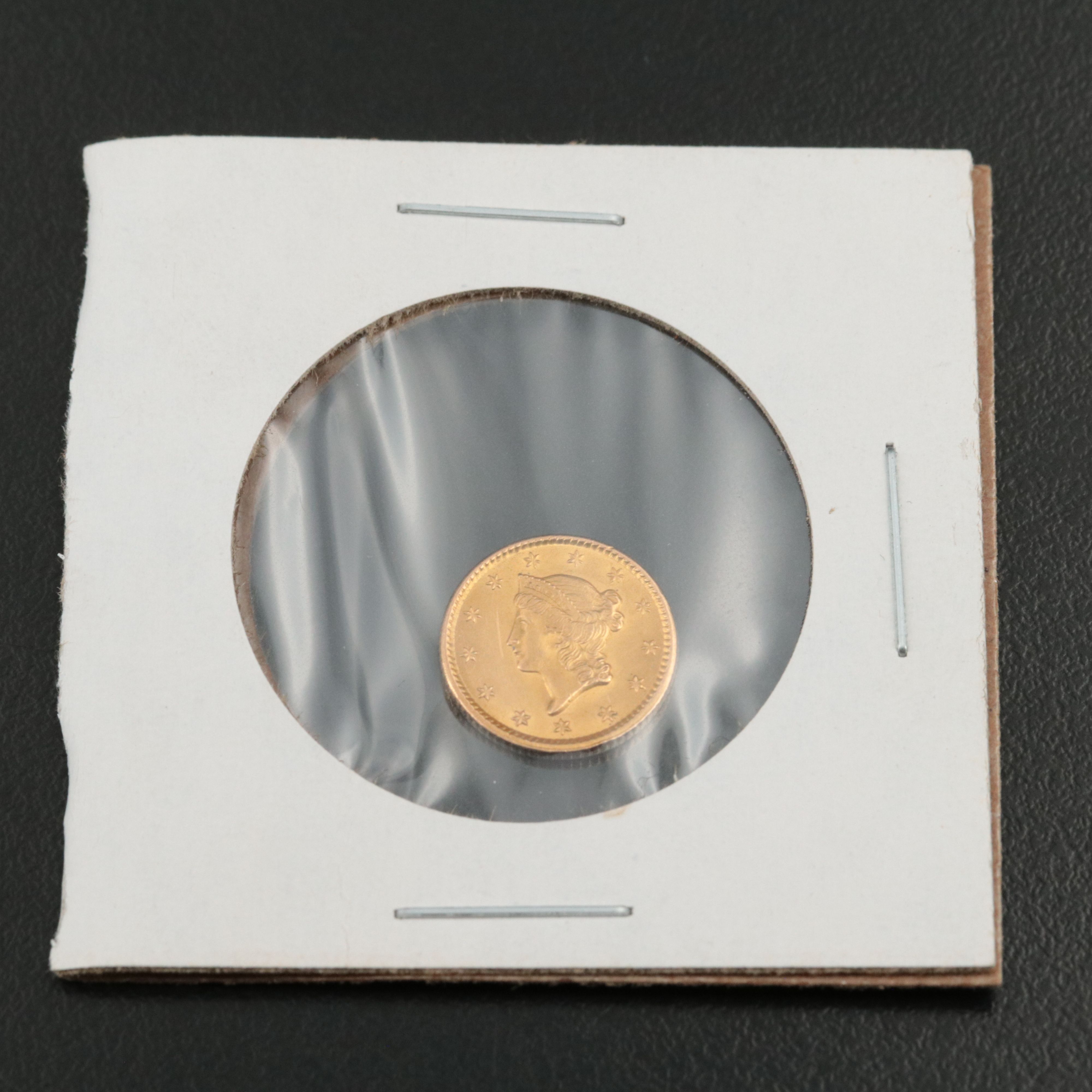 1851 Liberty Head Type I Gold Dollar