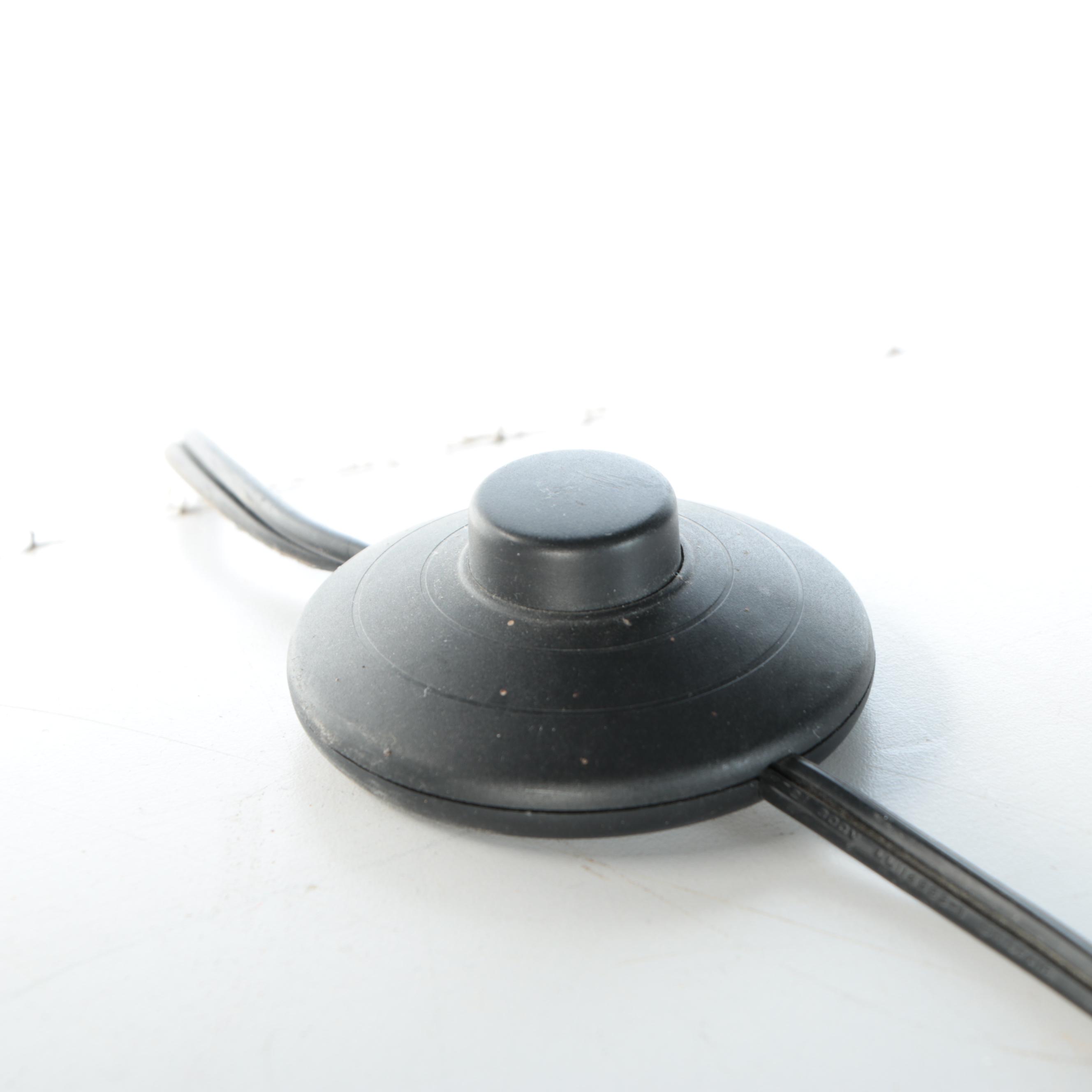 Luceplan Costanza Style Floor Lamp & Saddle Seat Stool, Late 20th Century