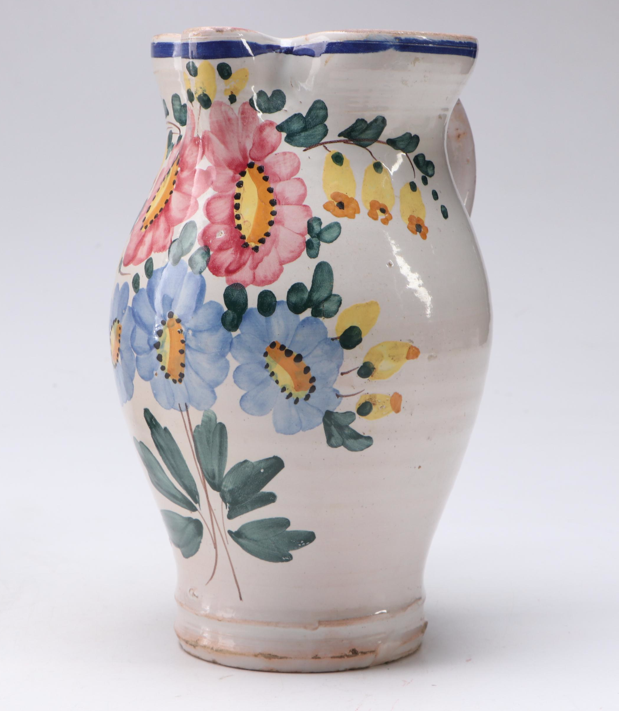 McCoy Open Jar with Italian Pitcher and Other Vintage Ceramic Containers