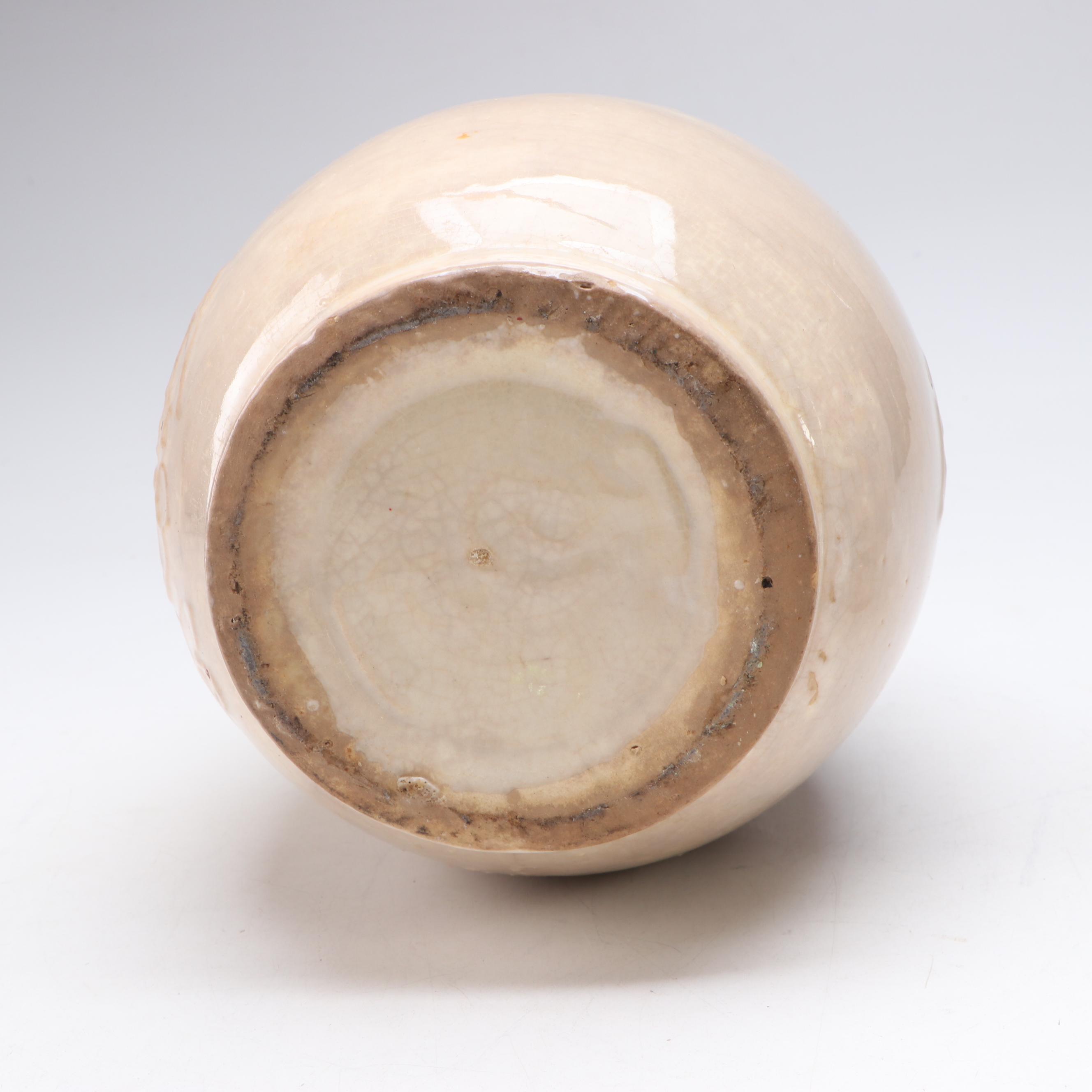 McCoy Open Jar with Italian Pitcher and Other Vintage Ceramic Containers