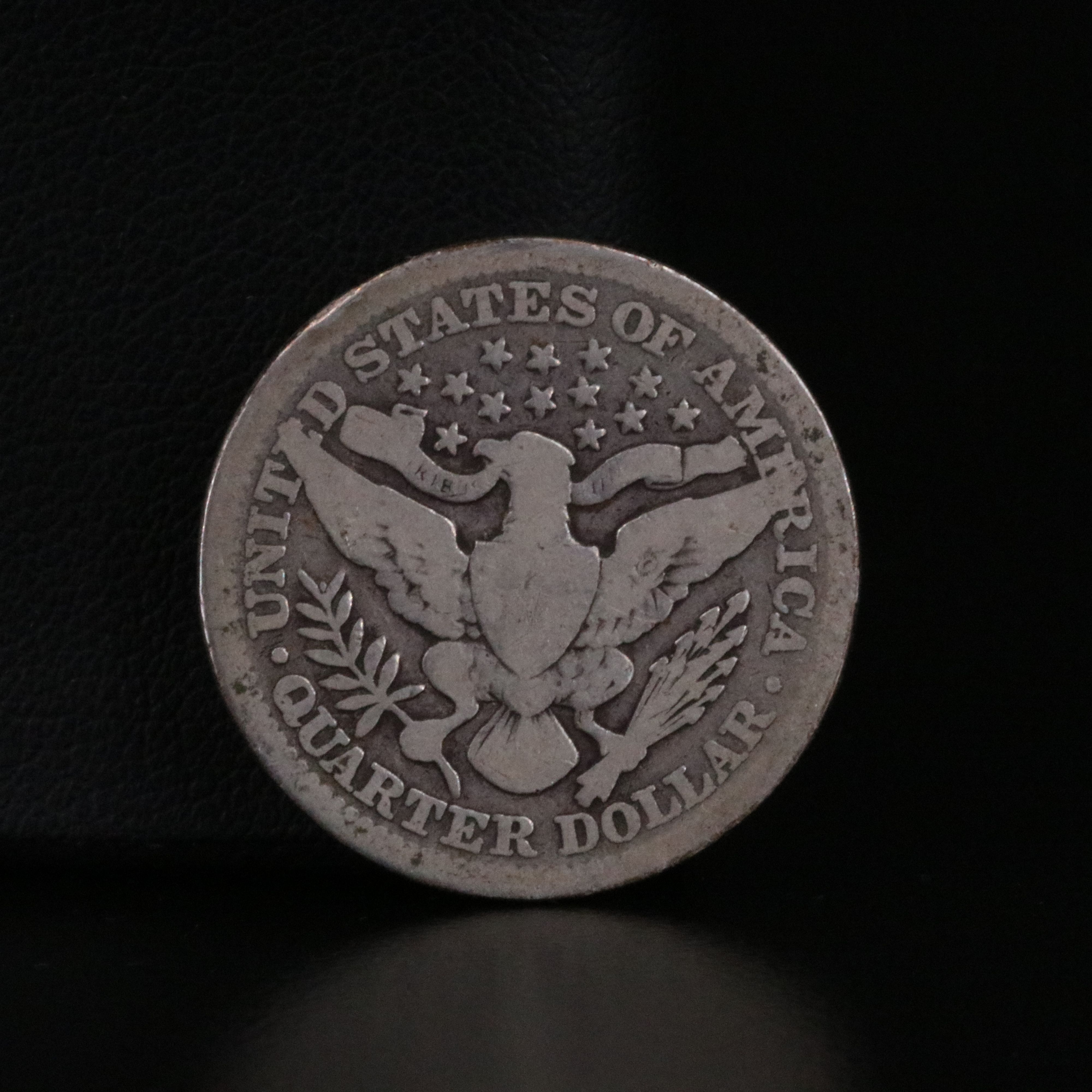 Six Different Barber Dimes and a Quarter Some with Partial to Full Liberty