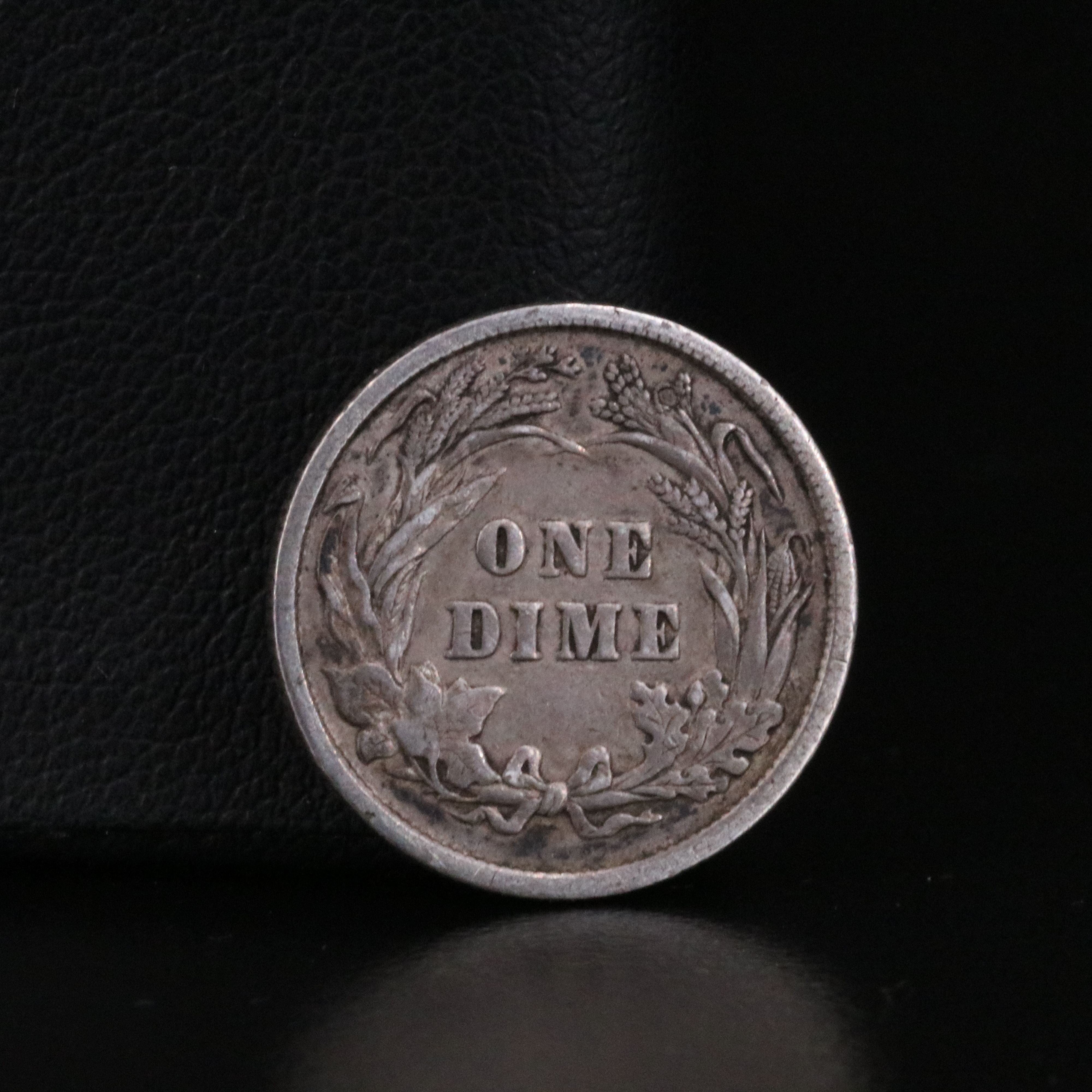 Six Different Barber Dimes and a Quarter Some with Partial to Full Liberty