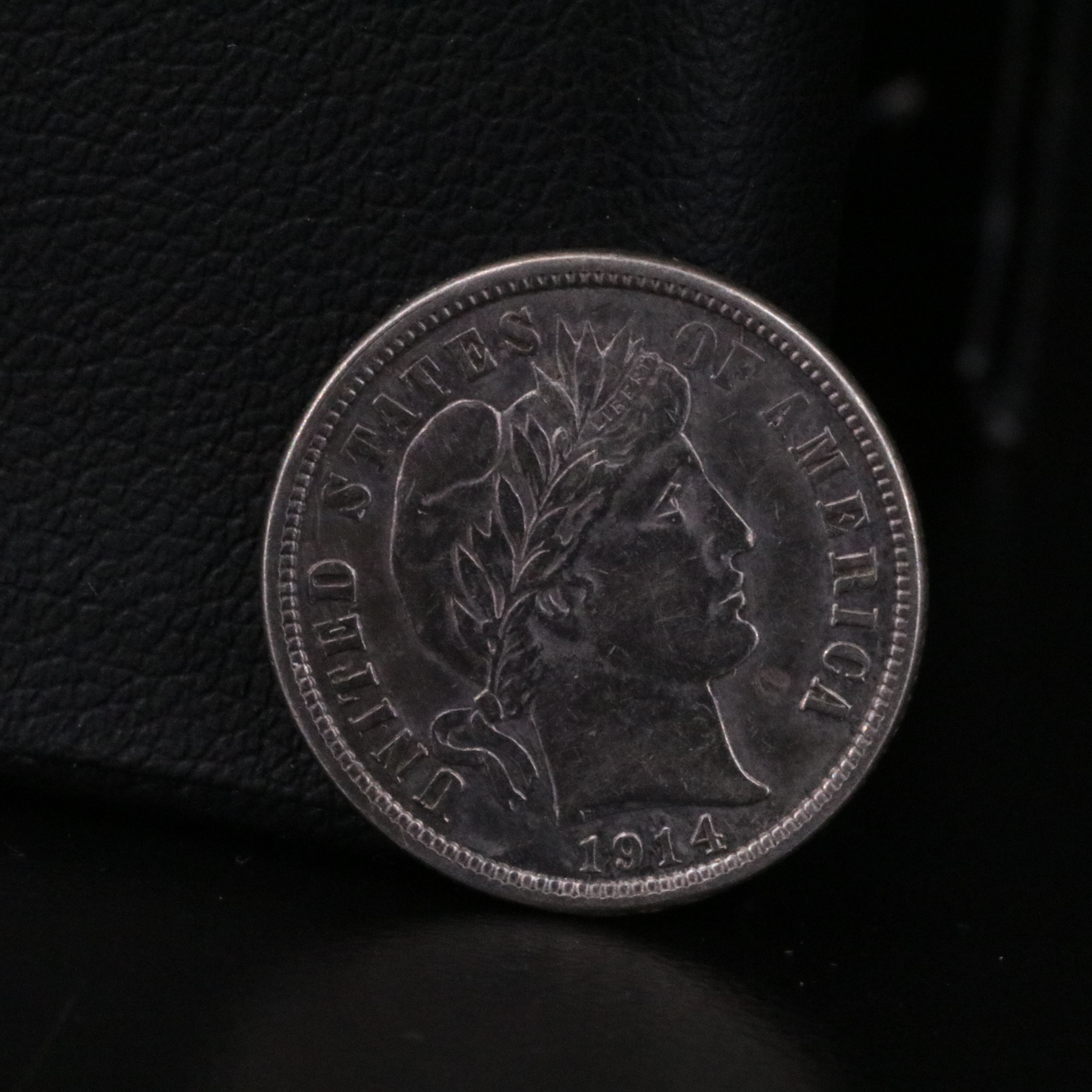 Six Different Barber Dimes and a Quarter Some with Partial to Full Liberty