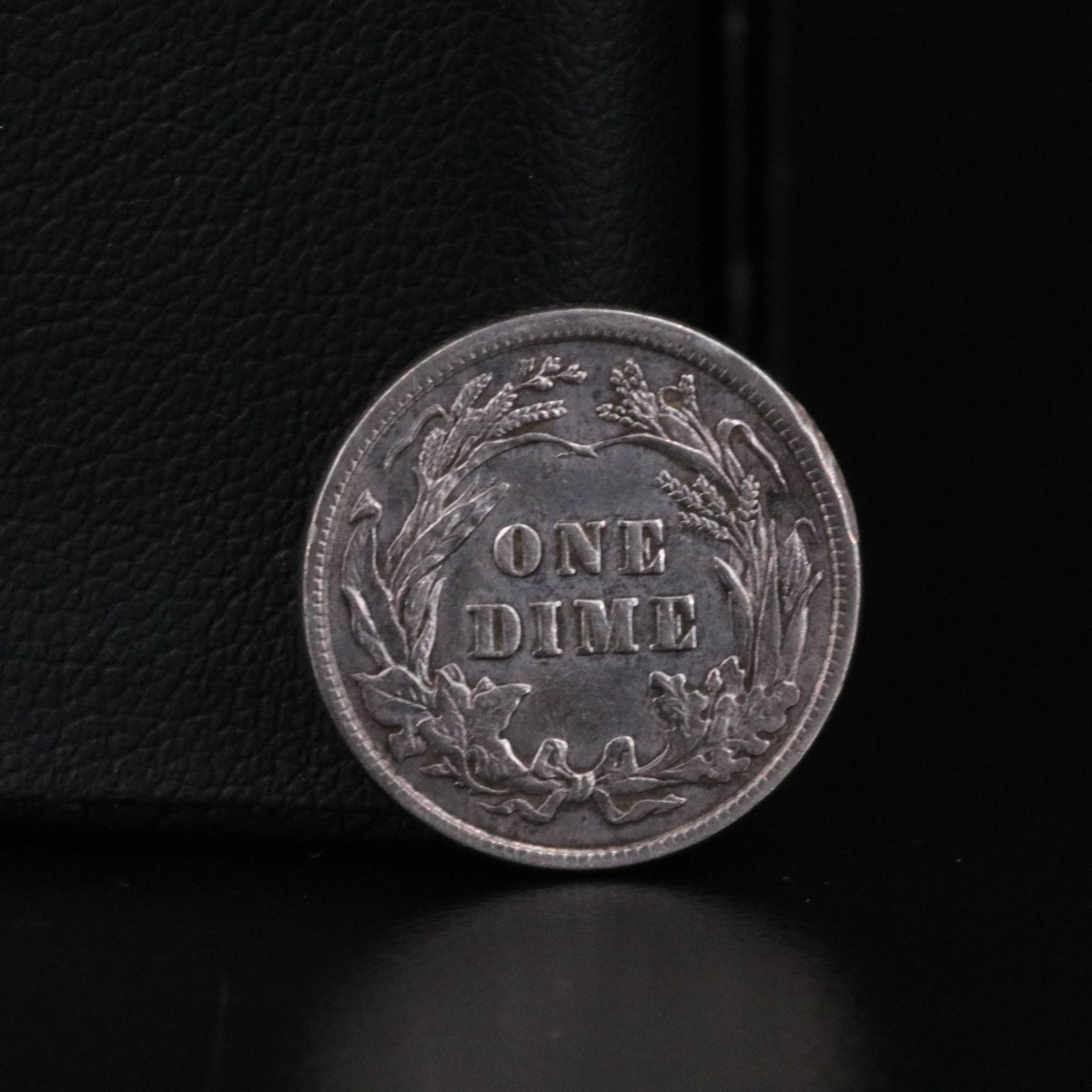 Six Different Barber Dimes and a Quarter Some with Partial to Full Liberty