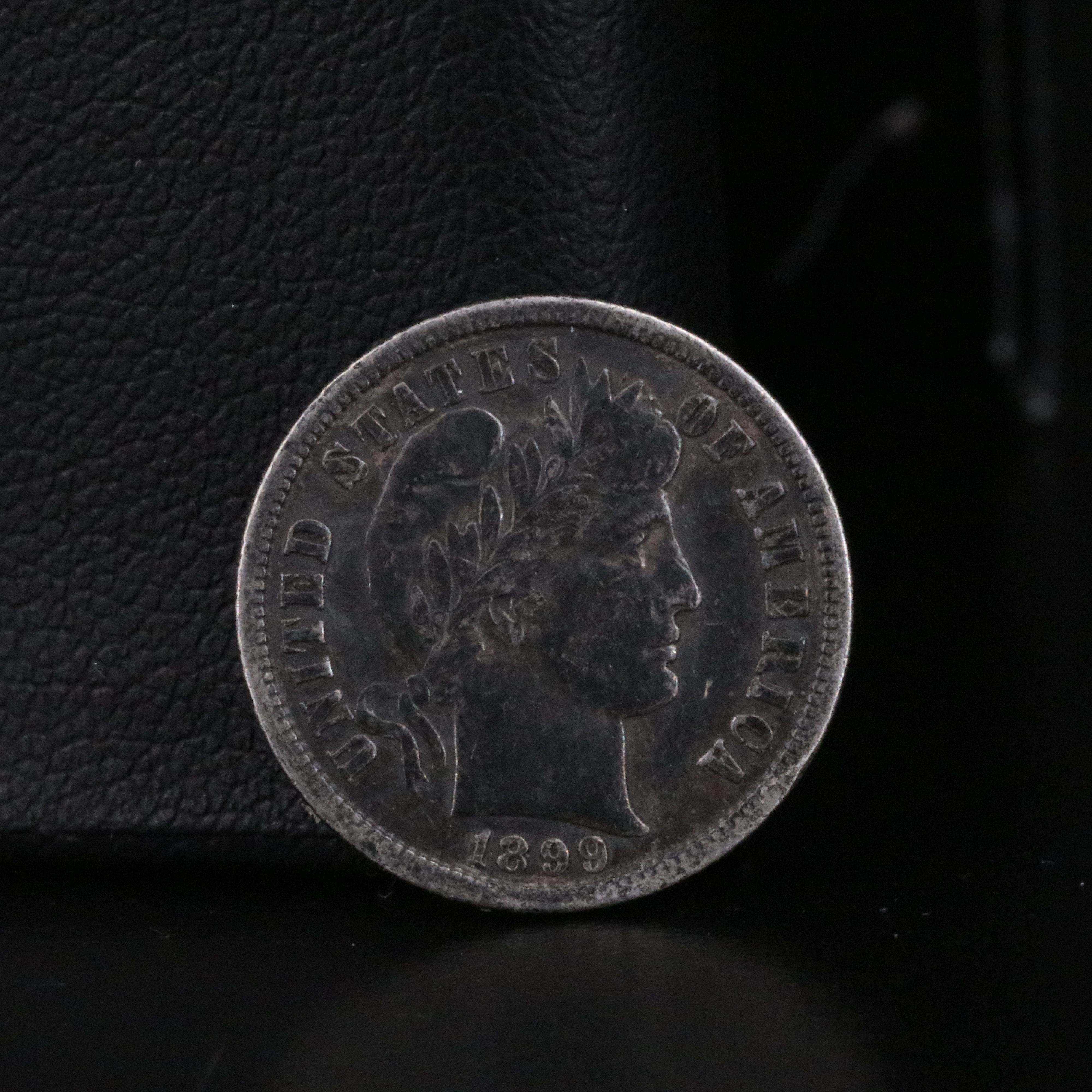 Six Different Barber Dimes and a Quarter Some with Partial to Full Liberty