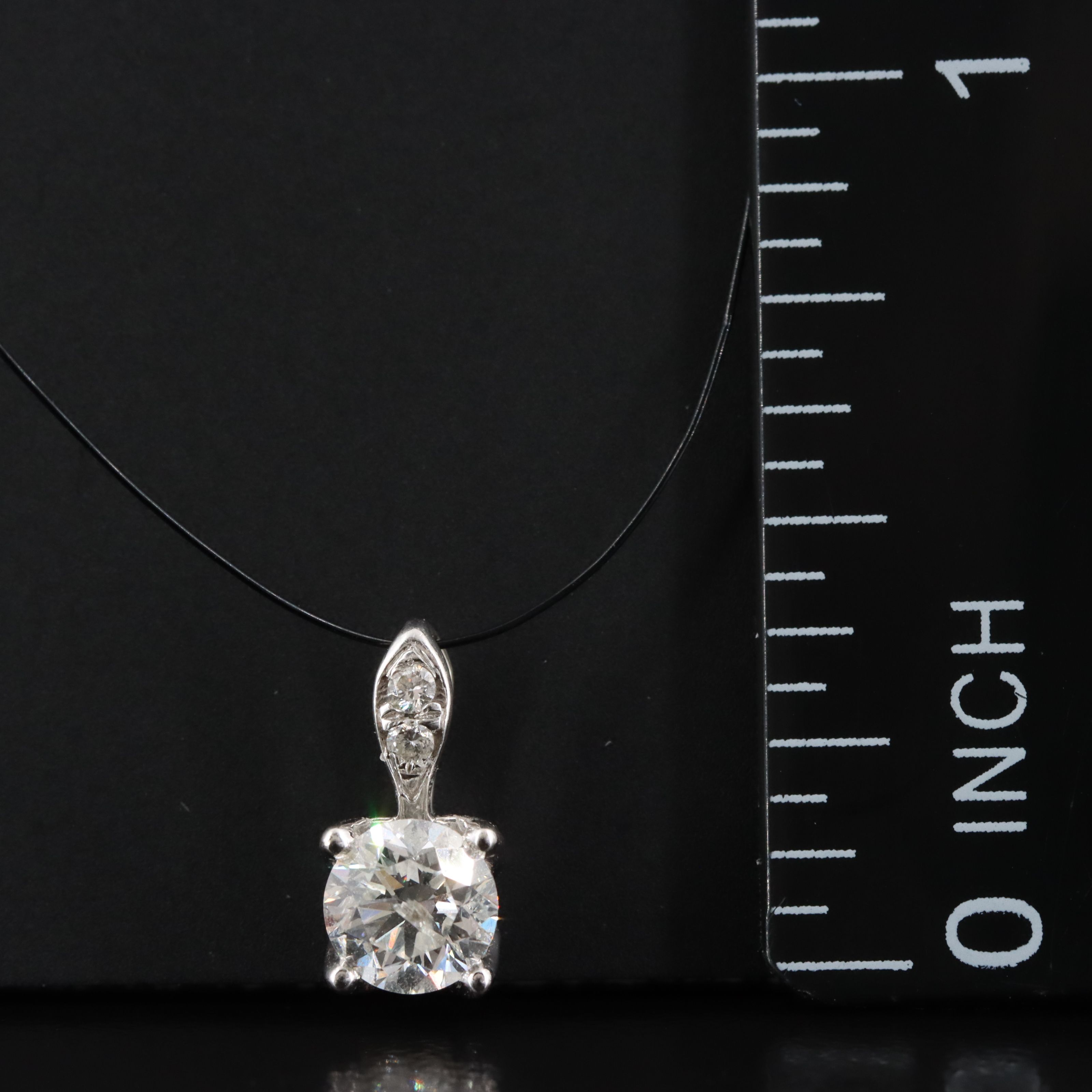 14K 0.62 CTW Diamond Pendant