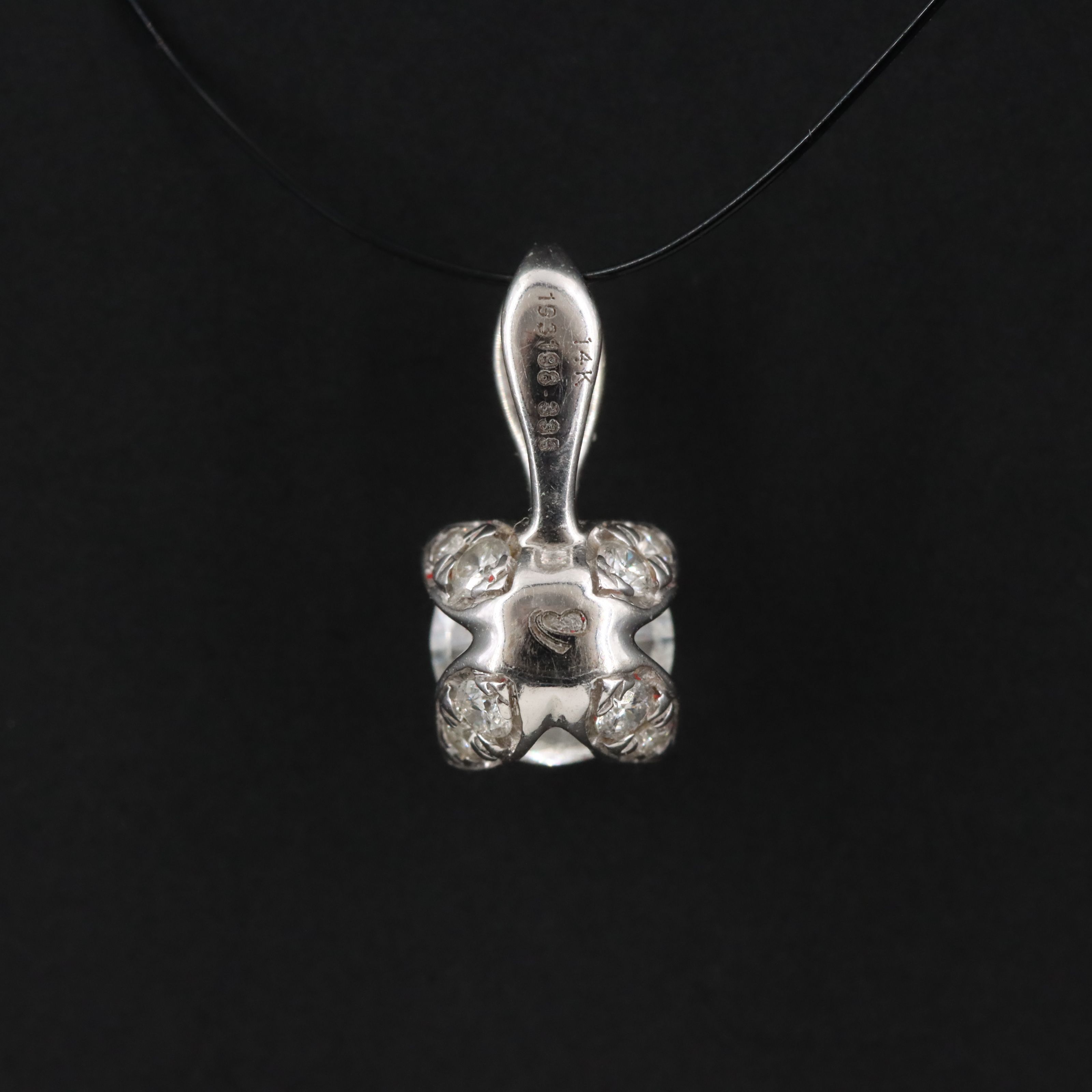 14K 0.62 CTW Diamond Pendant