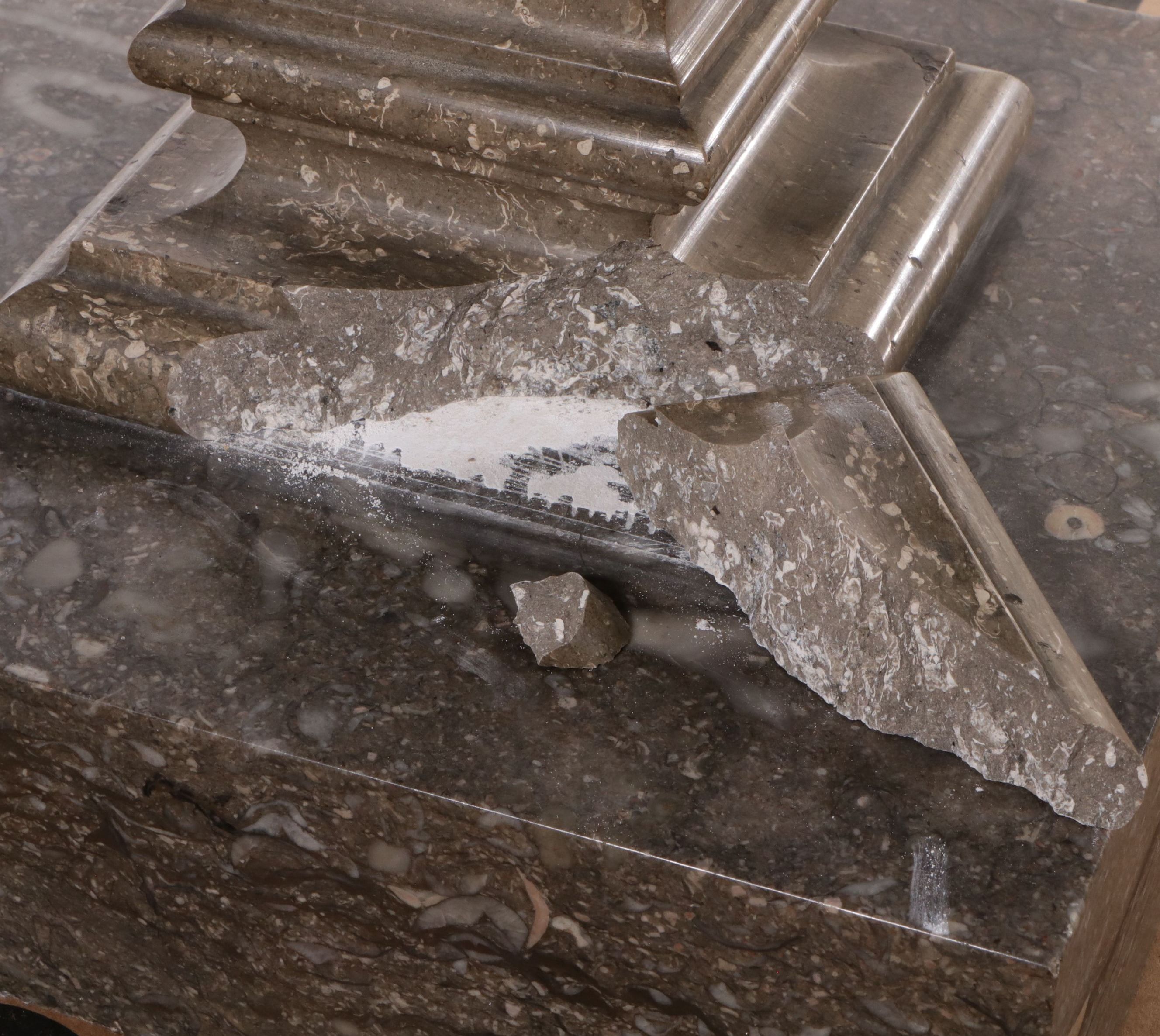 Neoclassical Style Marble Pedestal